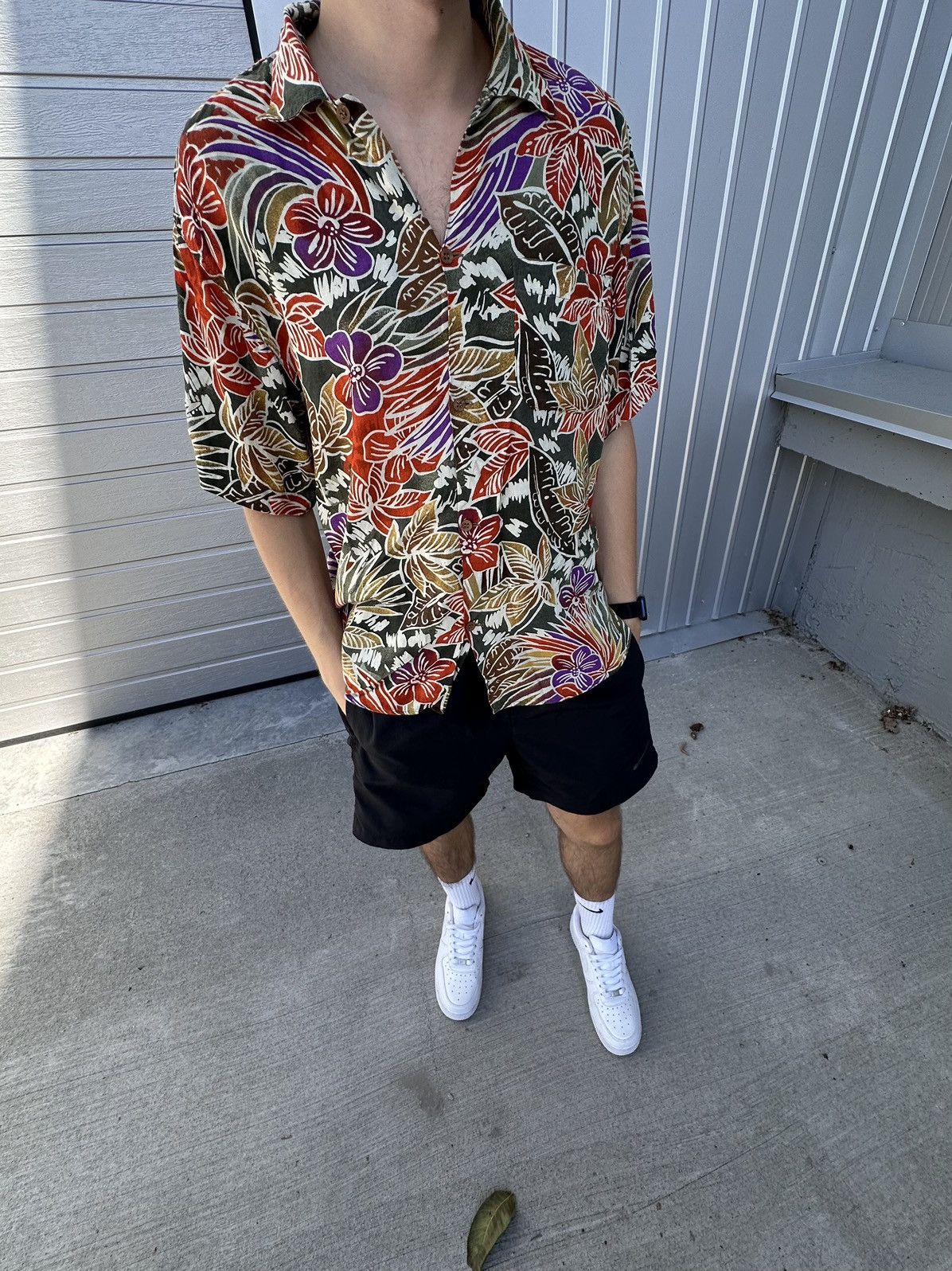 80s Vintage United Color of Benetton Viscose Shirt