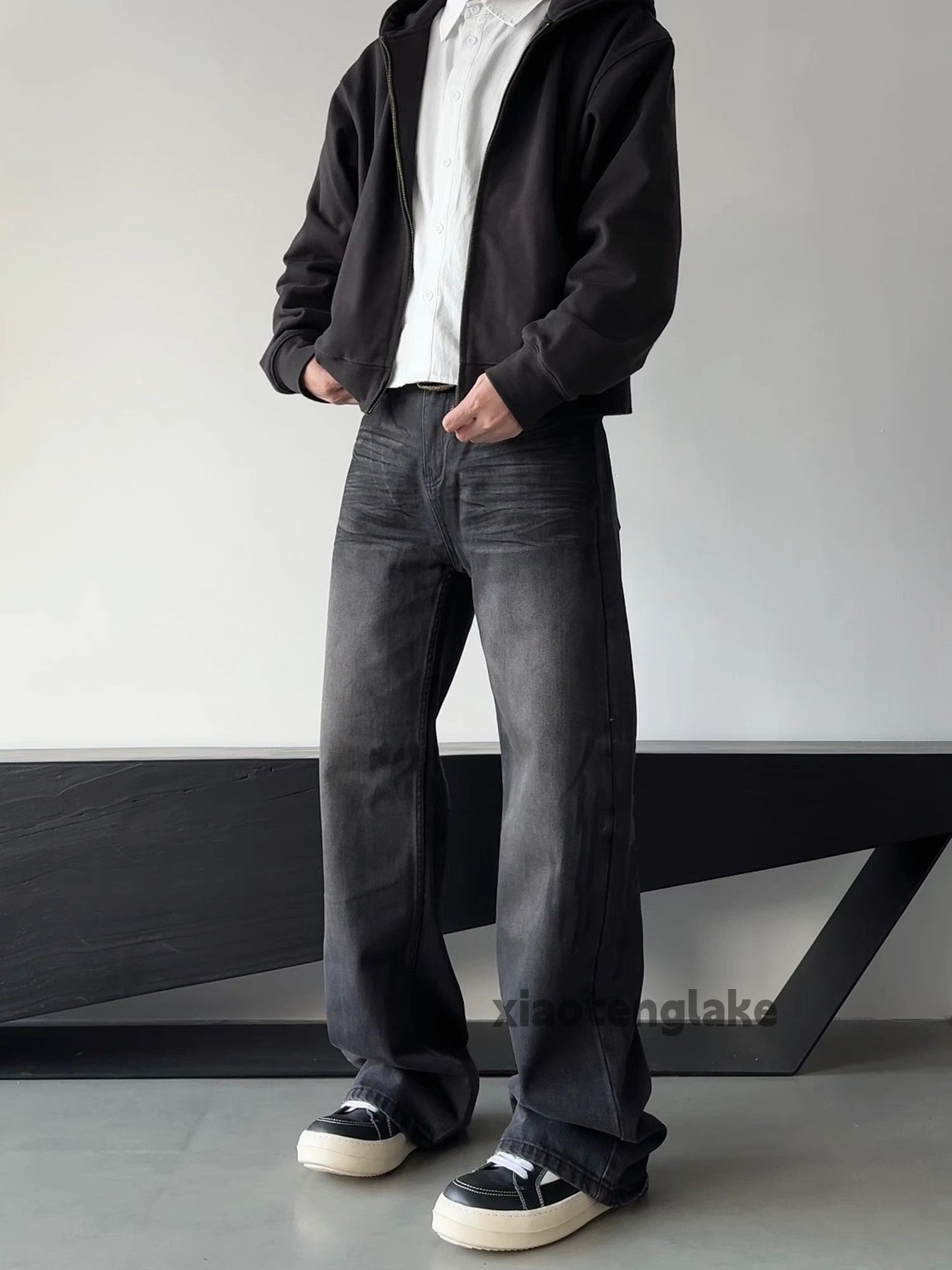 Designer × Jean × Vintage Unisex washed faded cleanfit yuppie loose baggy jeans Size US 32 / EU 48 - 7 Thumbnail