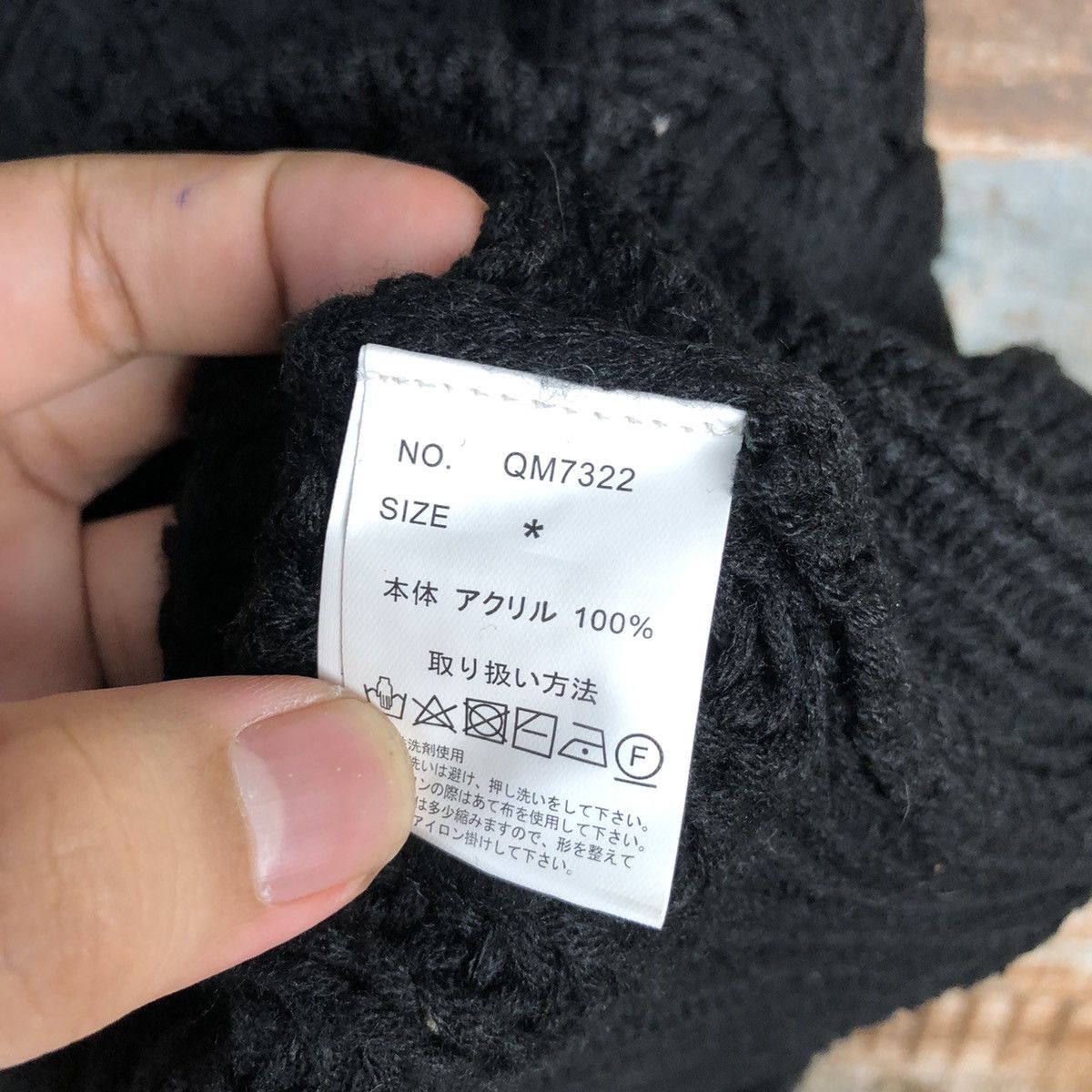 Homespun Knitwear As Know As Black croptop Cardigan Knitwear #A2324 Size L / US 10 / IT 46 - 11 Thumbnail