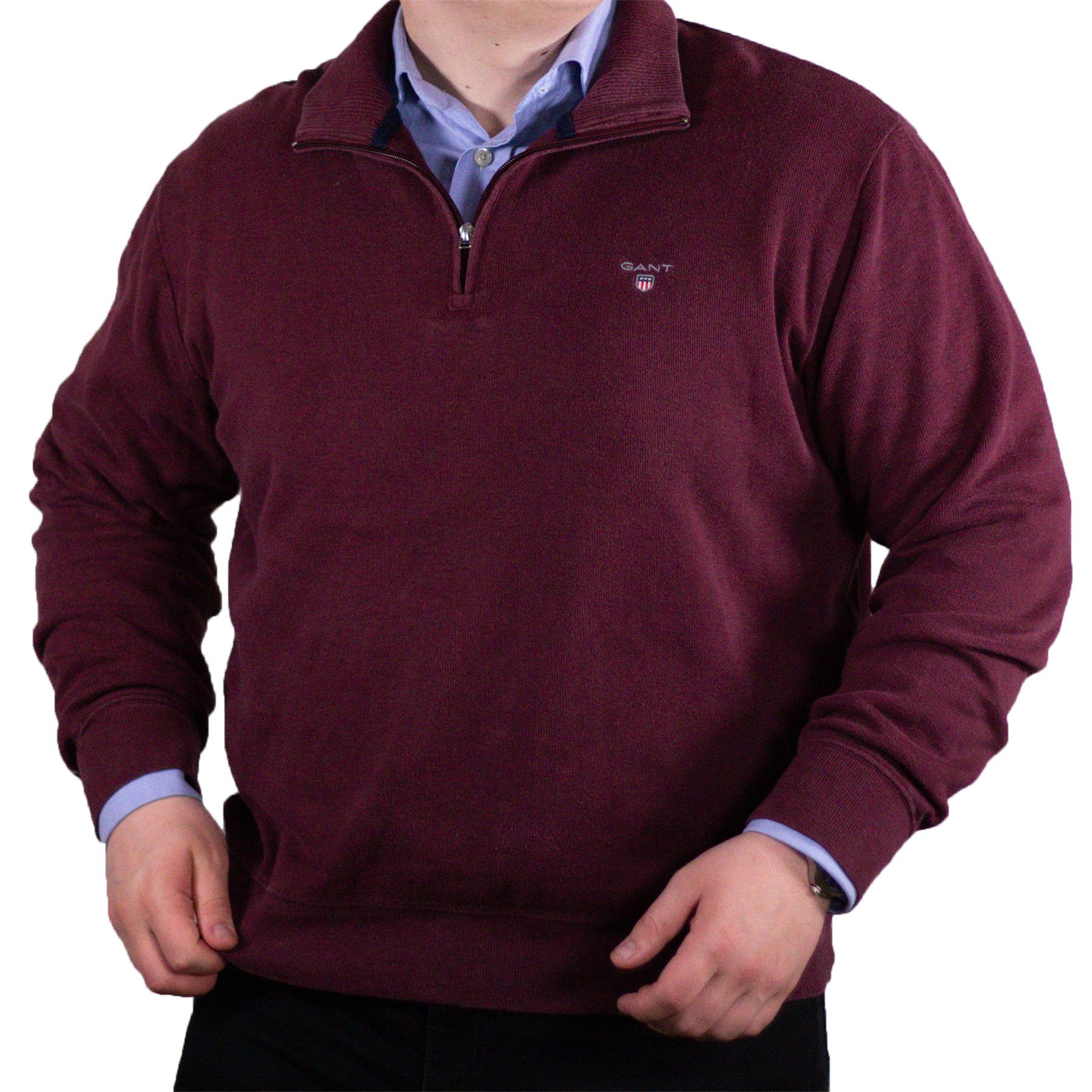 Gant Old money 1/4 zip sweater GANT, XL size Size US XL / EU 56 / 4 - 5 Thumbnail