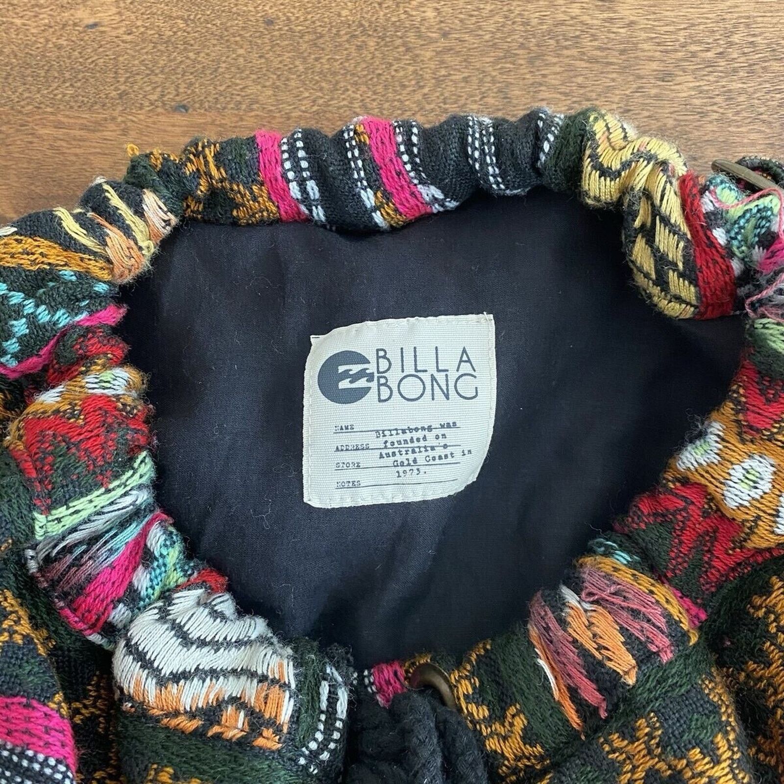 Billabong Billa bong Drawstring Bag Multicolor Beach Colorful B000493 Size ONE SIZE - 4 Thumbnail