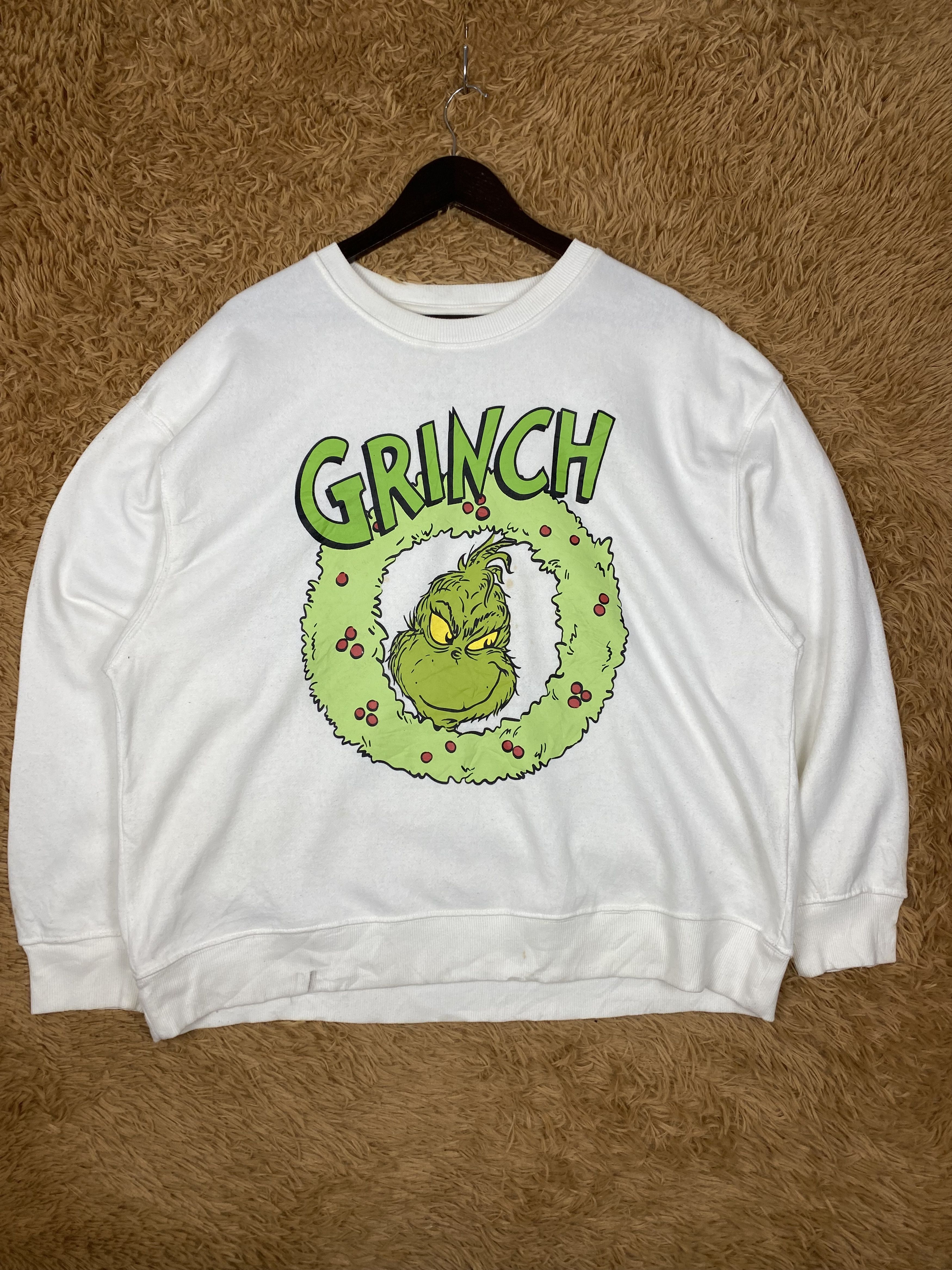 Cartoon Network Vintage The Grinch Dr. Seuss Sweatshirts PS0342 Size US L / EU 52-54 / 3 - 1 Thumbnail