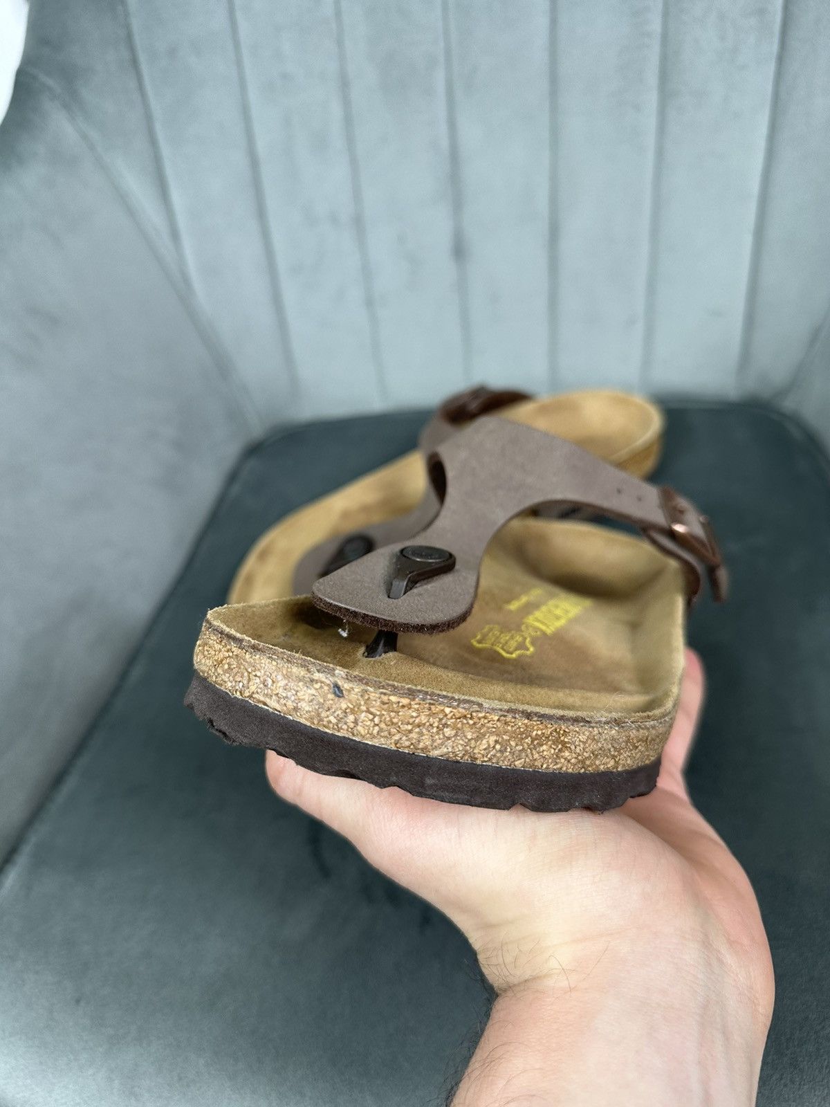 Birkenstock Birkenstock Gizeh Moca Birko-flor Women’s Brown size 38 Size US 8 / IT 38 - 5 Thumbnail