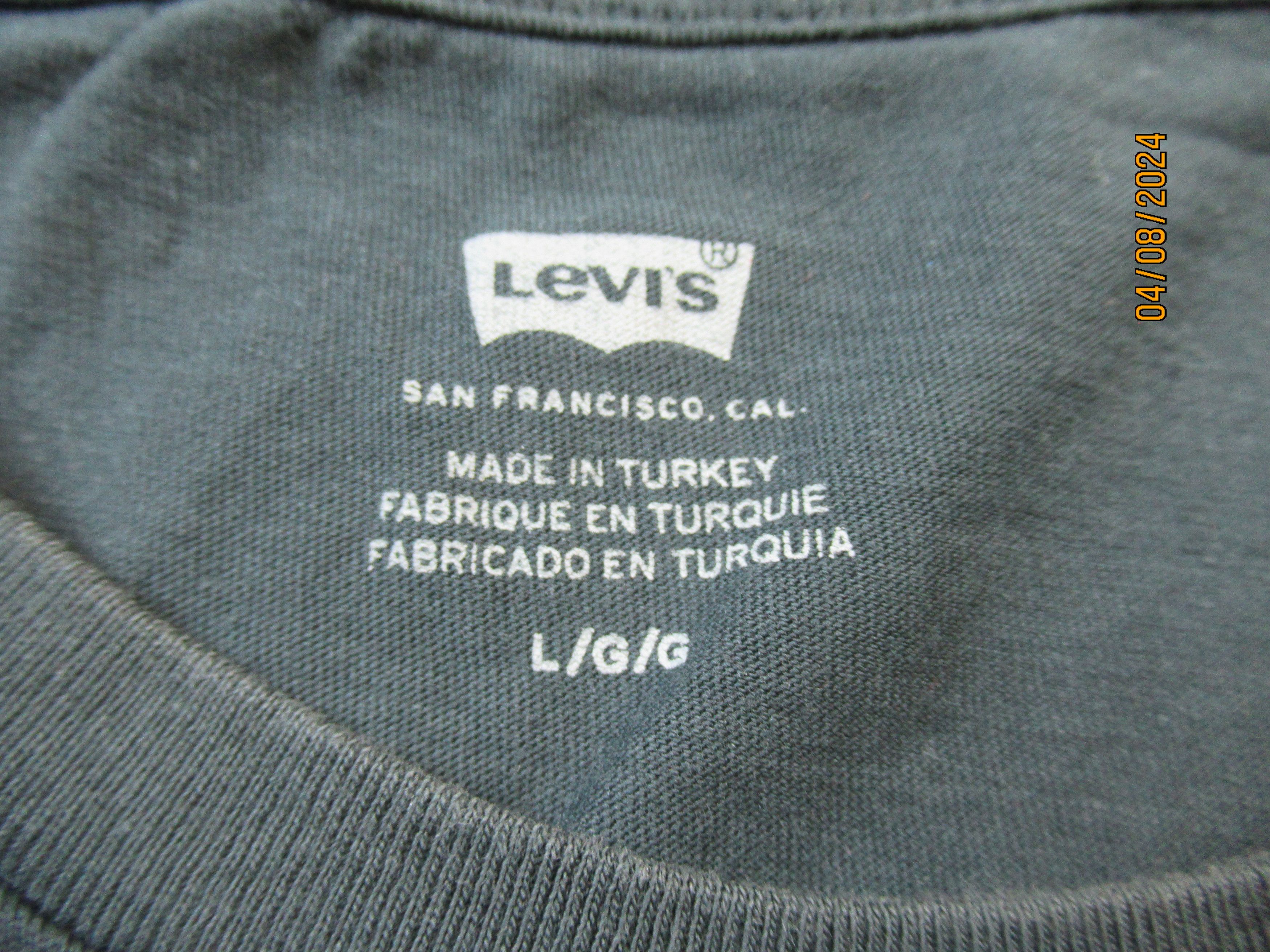 Levi's Levi's black t-shirt Size US L / EU 52-54 / 3 - 3 Thumbnail