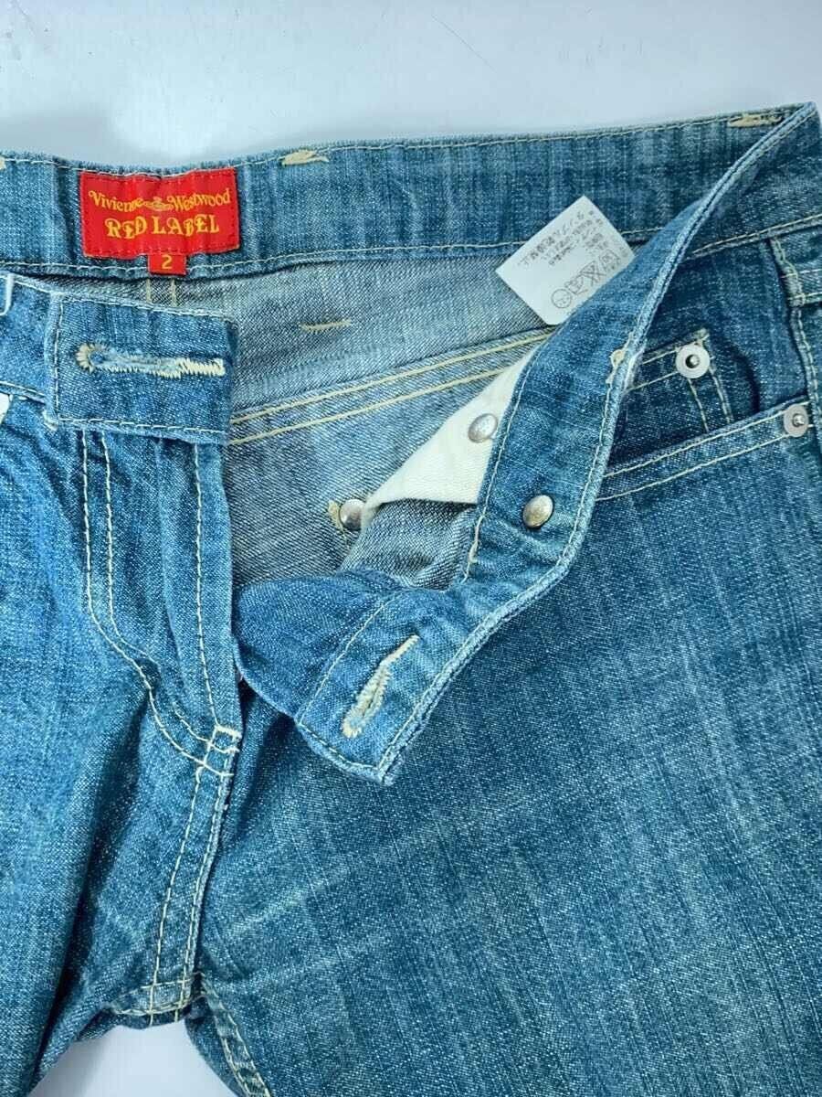 Vivienne Westwood Orb Stitch Boot Cut Denim Jeans Size 29" - 3 Thumbnail