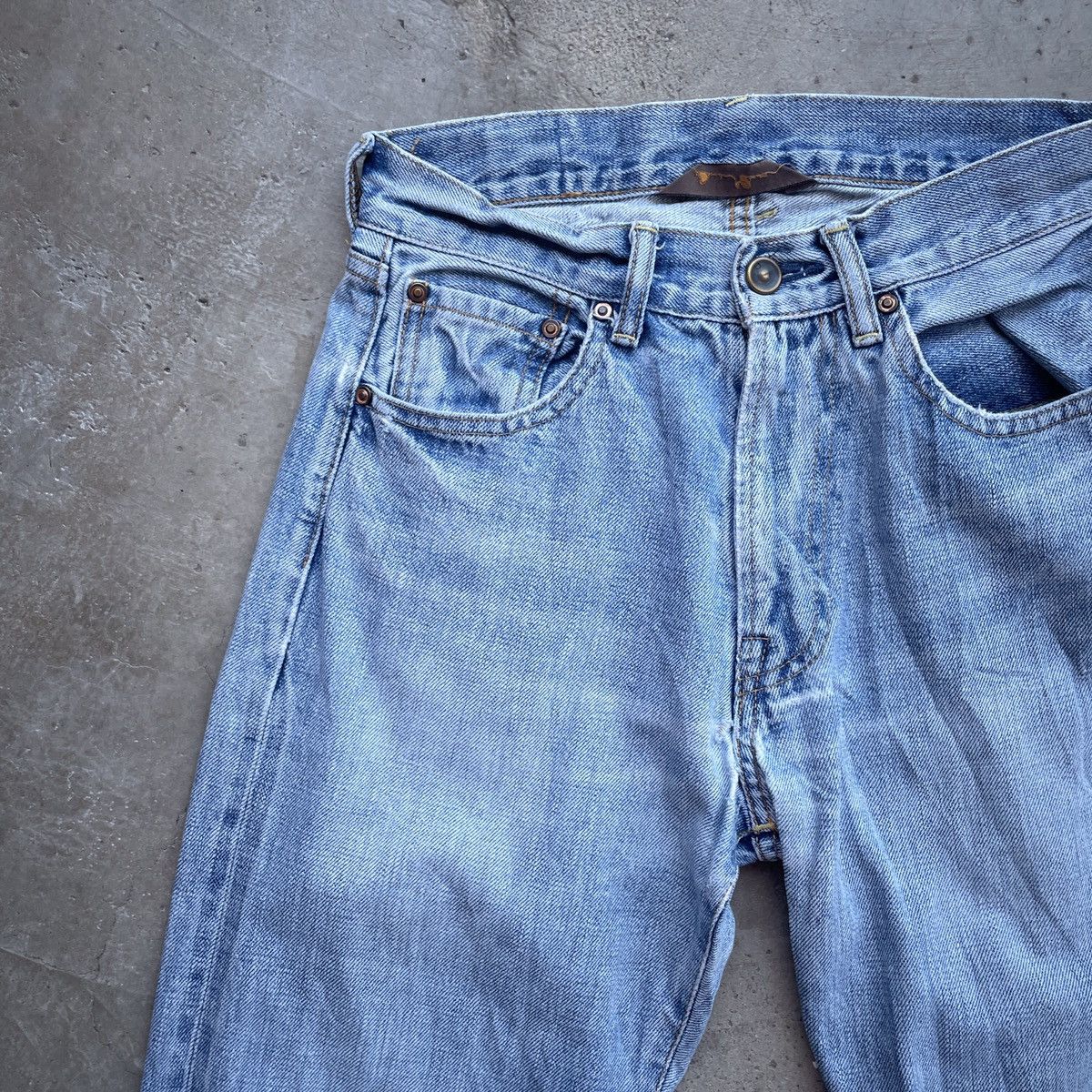 20471120 Vintage Japanese Designer Redline Selvedge Denim Jeans Size US 26 / EU 42 - 3 Thumbnail