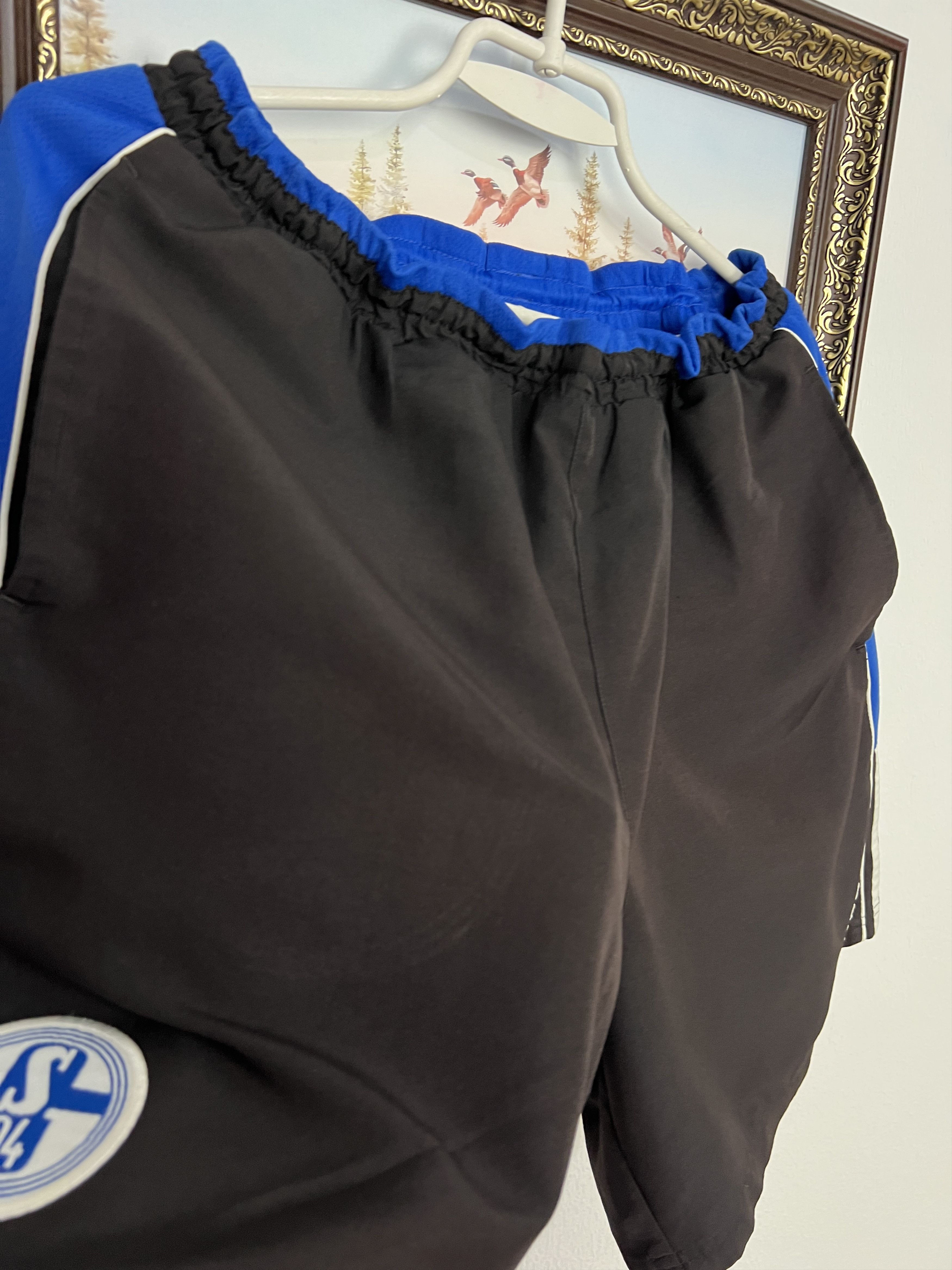 Adidas Vintage 90's FC Schalke 04 Football Shorts Soccer Track Size US 34 / EU 50 - 9 Thumbnail