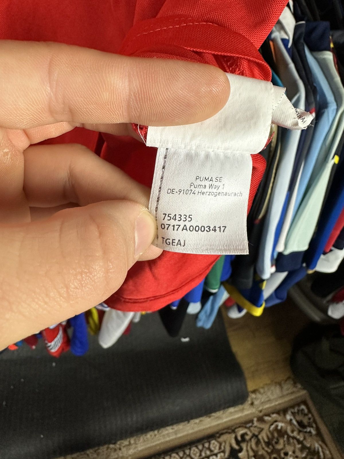 Puma GLASGOW RANGERS 2017-18 FOOTBALL JERSEY PUMA SHIRT SOCCER Size US XXL / EU 58 / 5 - 6 Thumbnail