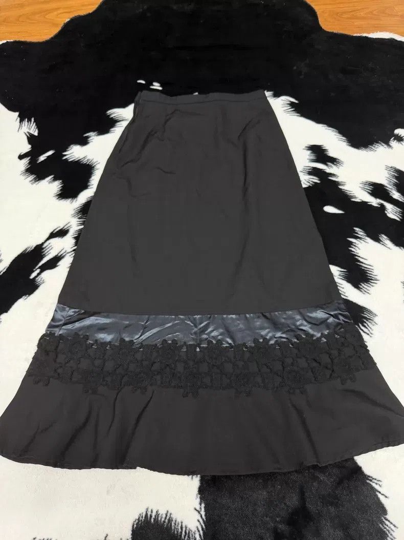 Comme des Garcons Comme Des Garcons size M Mixed Materials Fish Tail Long Sk Size 23" - 5 Thumbnail