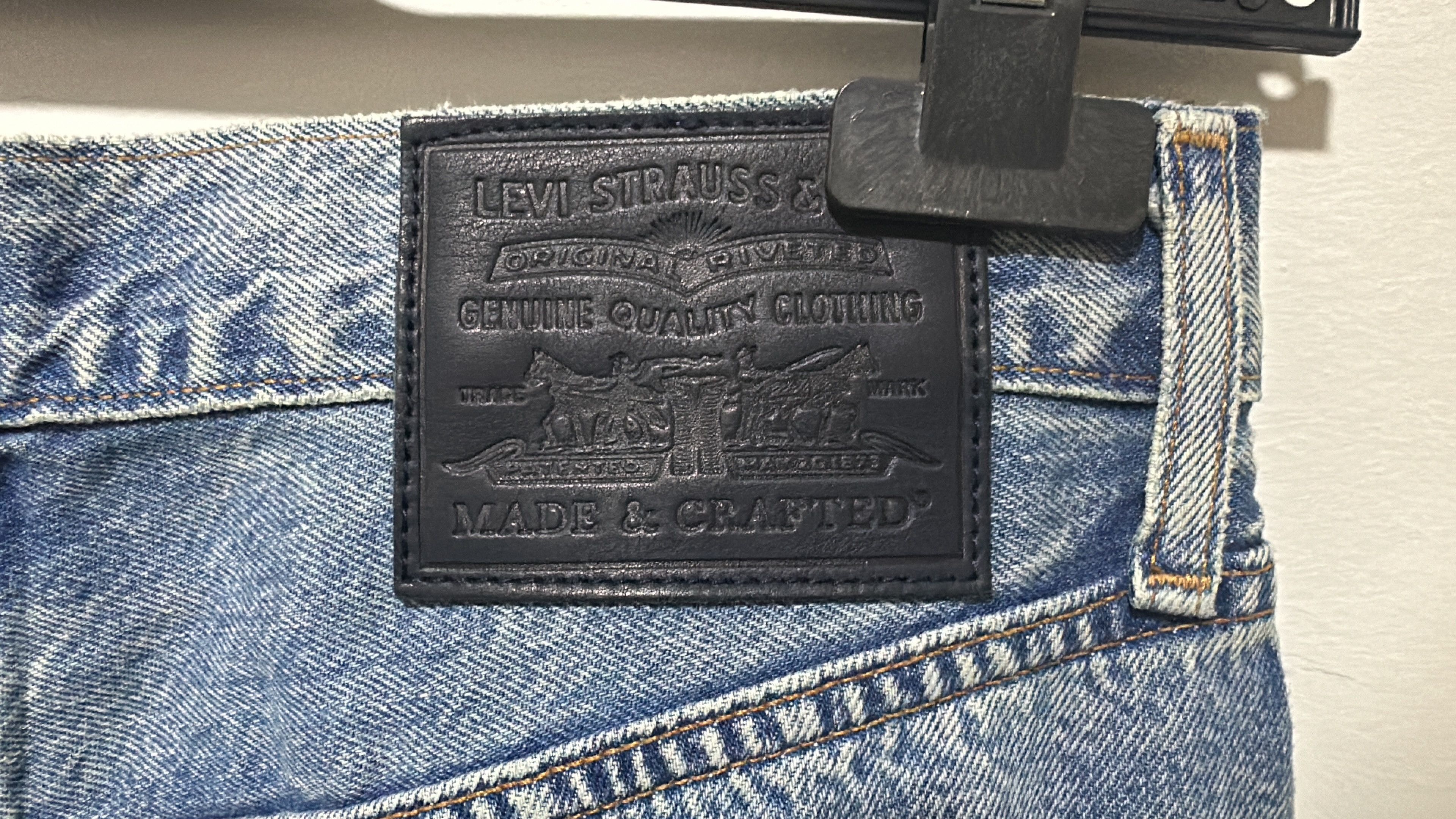 Levi's Made & Crafted Levis Made And Crafted High Rise Straight Jeans 29/32 Size US 29 - 8 Thumbnail