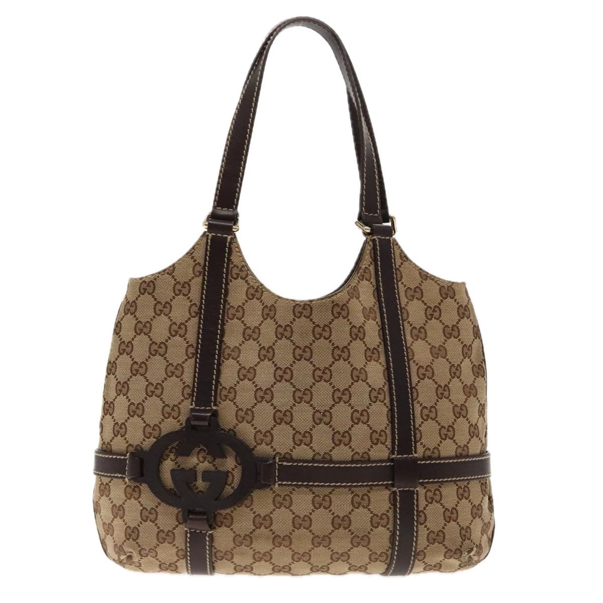Gucci Beige Canvas Tote Bag (Pre-Owned) Size ONE SIZE - 1 Thumbnail