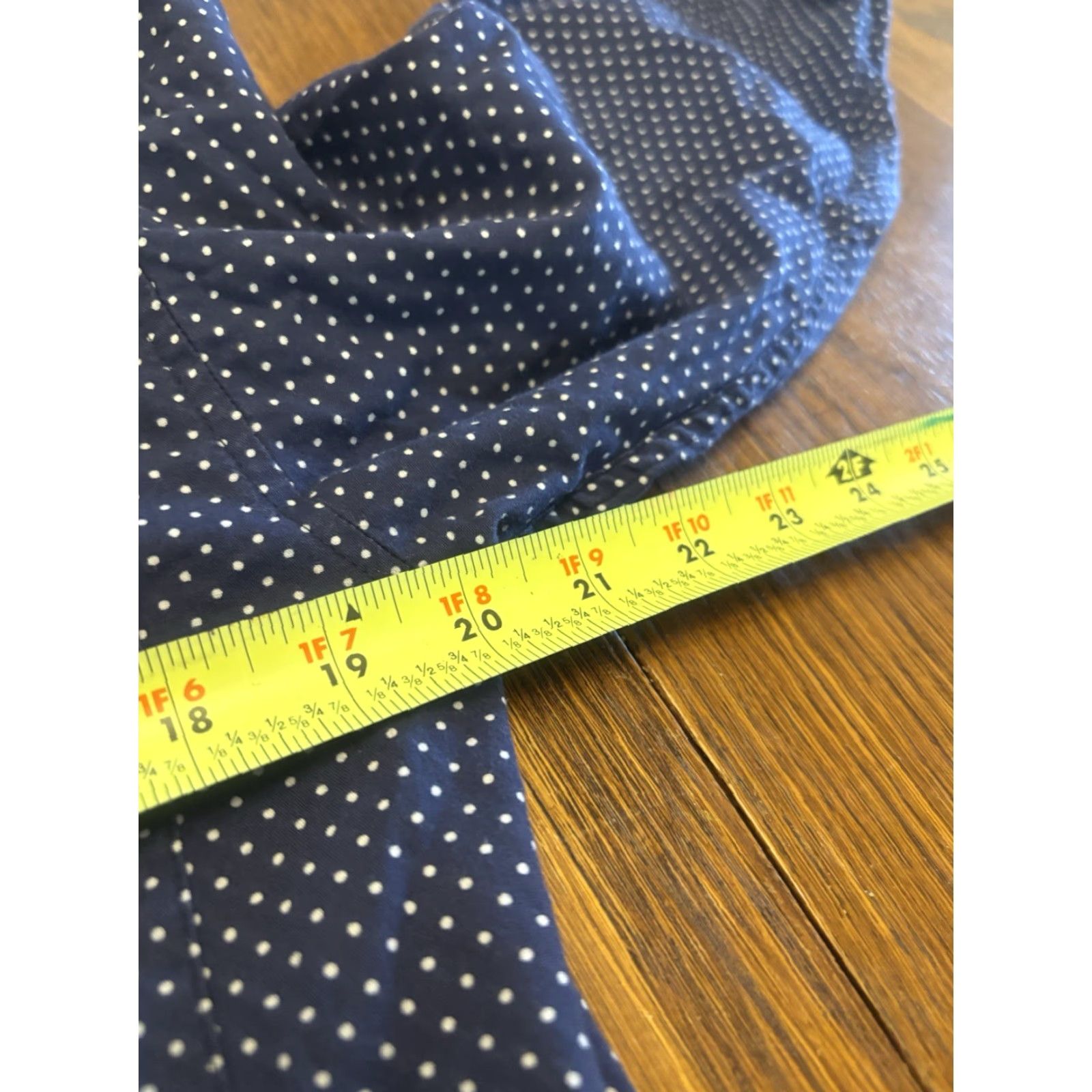 Gap VINTAGE Gap Shirt Polka Dot 90s Atomic Normcore Button-Up Collared Long Sleeve S Blue Men Size US S / EU 44-46 / 1 - 3 Thumbnail