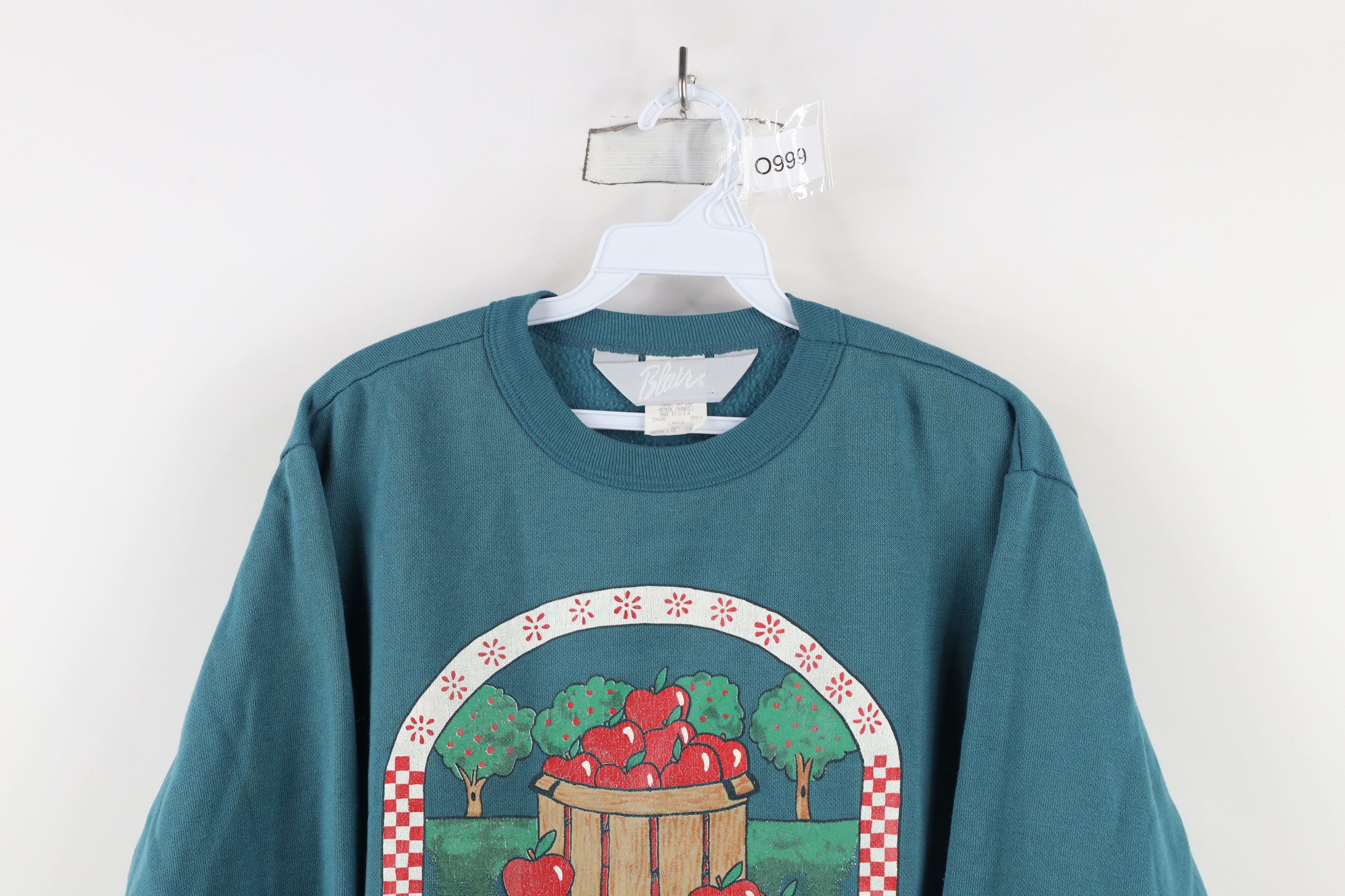 Vintage Vintage 90s Streetwear Apple Orchard Country Sweatshirt USA Size L / US 10 / IT 46 - 2 Thumbnail