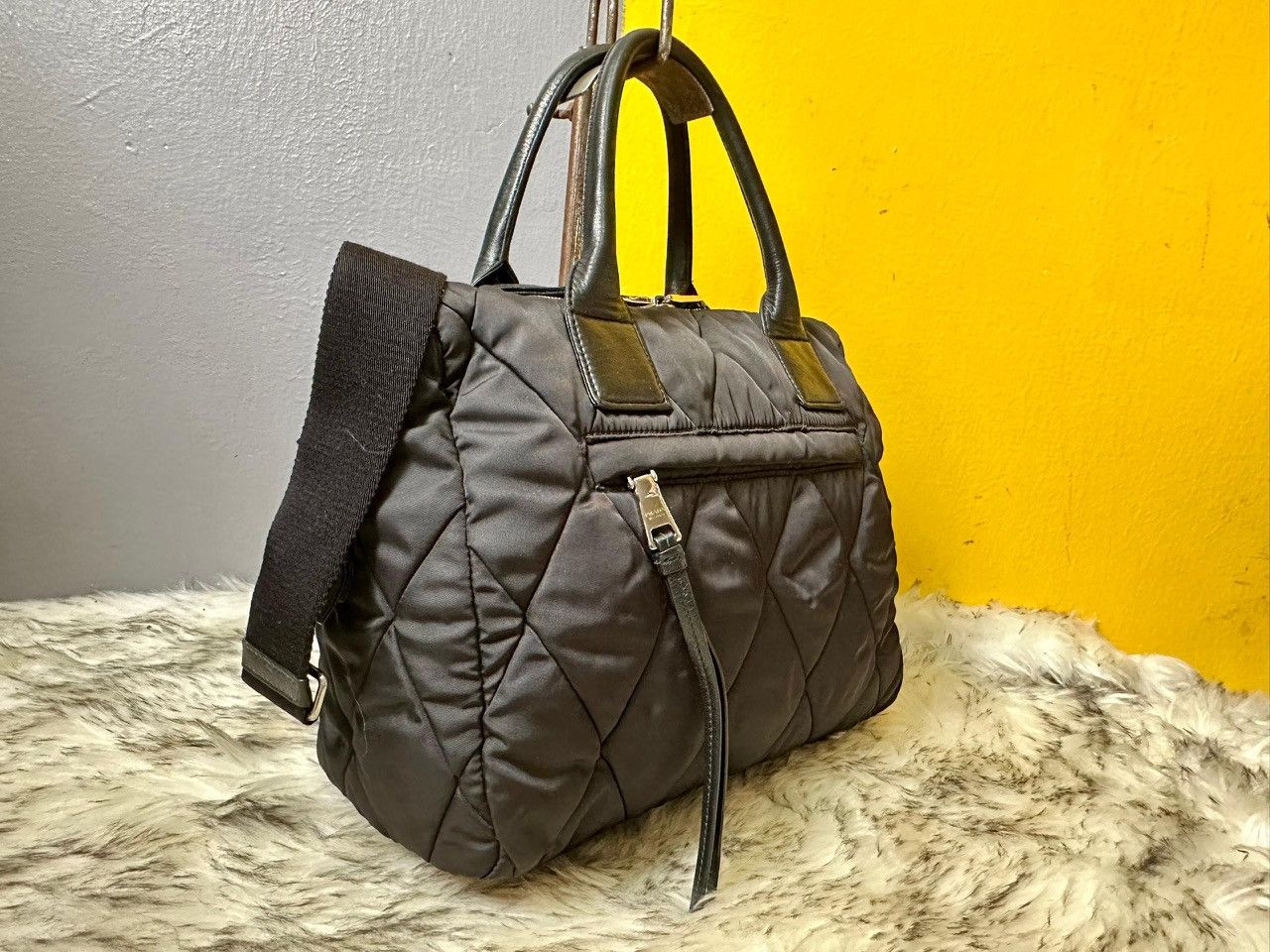 Prada Prada Bomber Convertible Quilted Size ONE SIZE - 4 Thumbnail