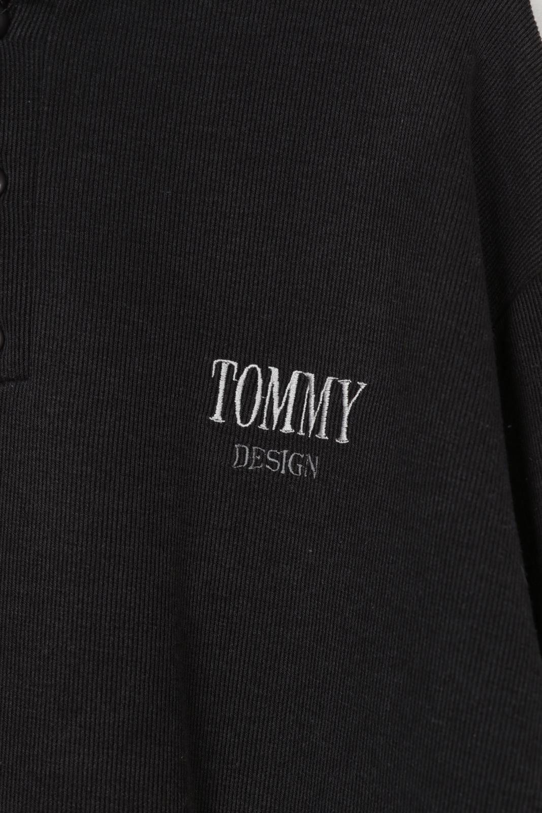 Vintage 00's Tommy Design Long Sleeve Polo Size ONE SIZE - 3 Thumbnail