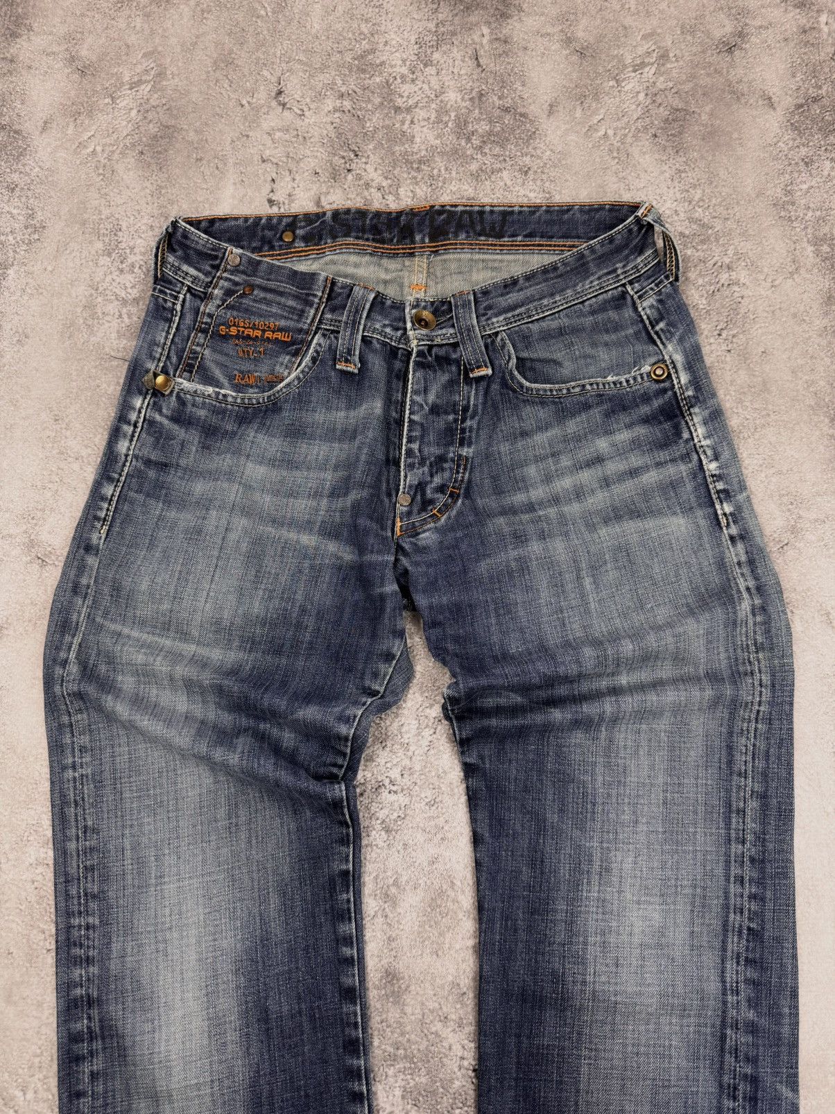 G-Star G-Star Raw Men Cotton Denim Jeans Blue Vintage Size W30 Size US 30 / EU 46 - 6 Thumbnail
