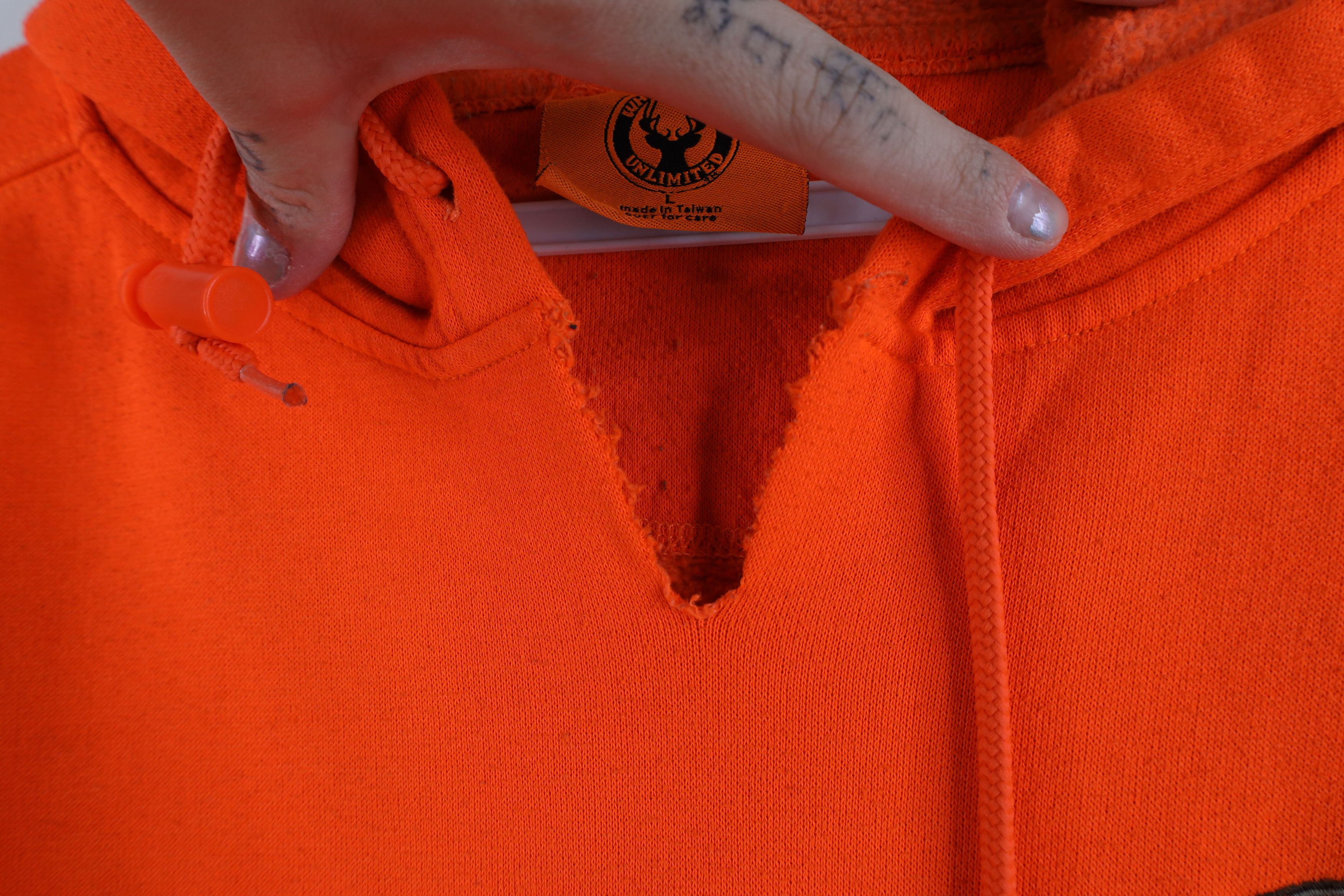 Vintage Vintage 90s Whitetails Unlimited Ohio Deer Buck Hoodie Size US L / EU 52-54 / 3 - 6 Thumbnail