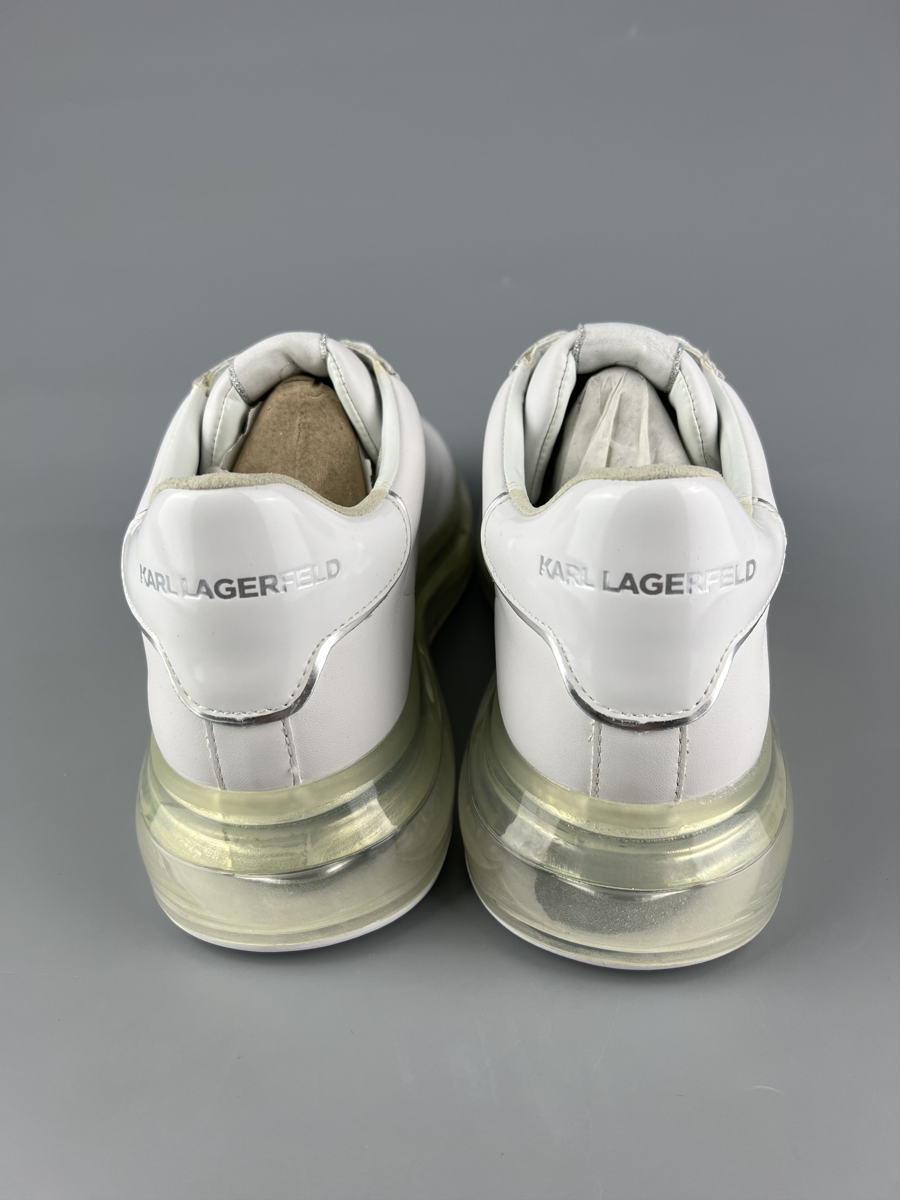 Karl Lagerfeld Karl Lagerfeld Karl Iconic 3D Logo Women's Leather Sneakers Size US 10 / IT 40 - 3 Thumbnail