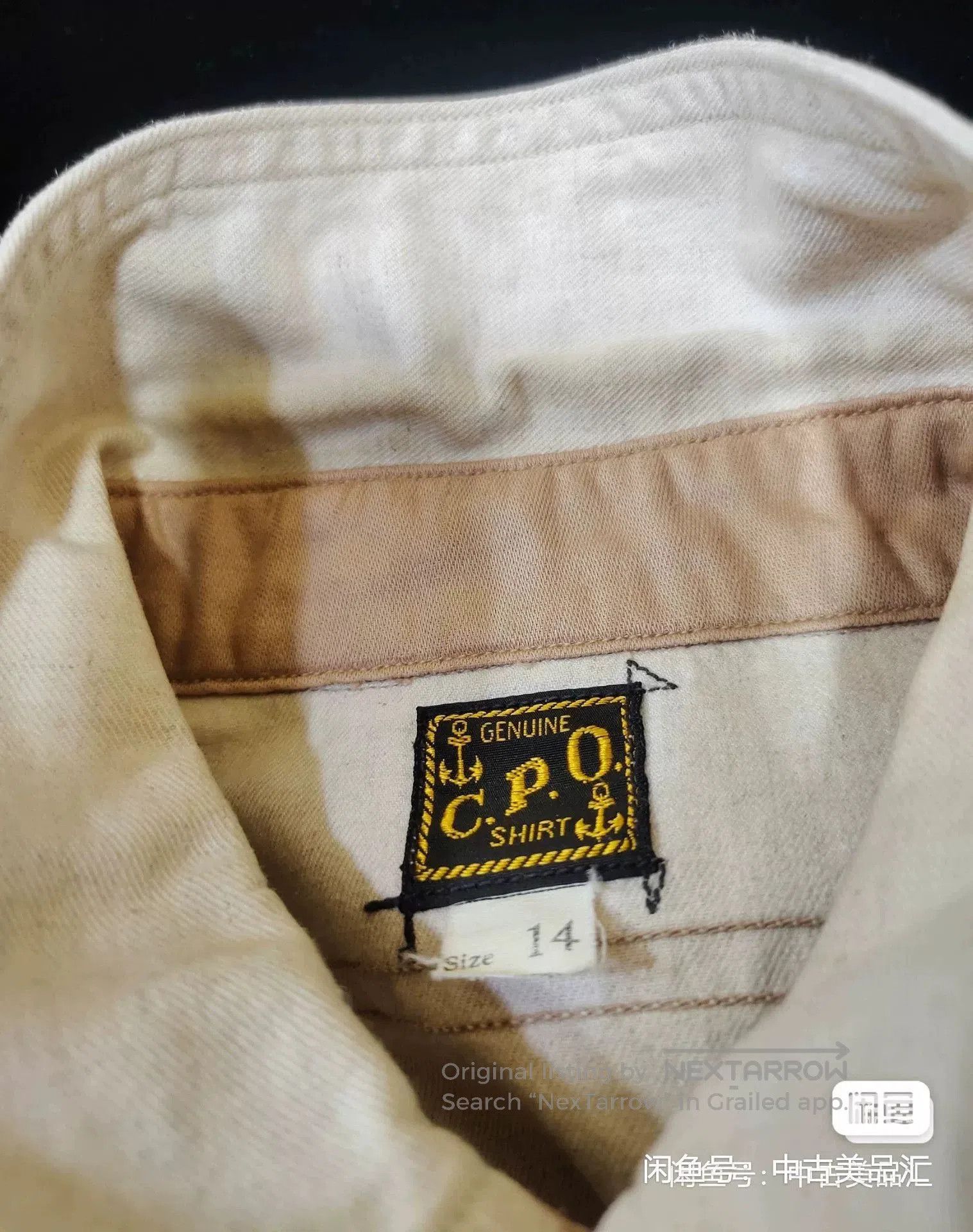 Freewheelers Freewheelers 1920 U.S. Navy C.P.O. Shirt. Size US M / EU 48-50 / 2 - 4 Thumbnail