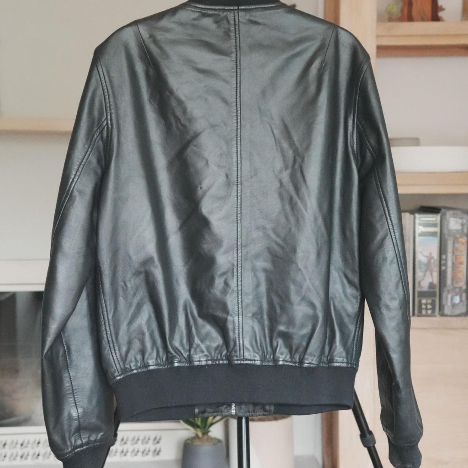 Sandro Sandro Black Leather (full grain) Jacket Size US M / EU 48-50 / 2 - 2 Thumbnail