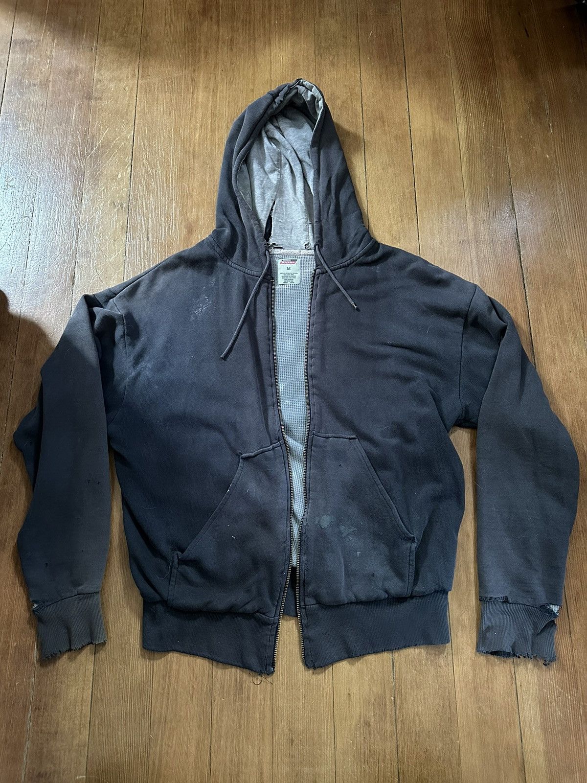Dickies × Vintage Dickies vintage distressed faded zip up hoodie Size US M / EU 48-50 / 2 - 1 Thumbnail