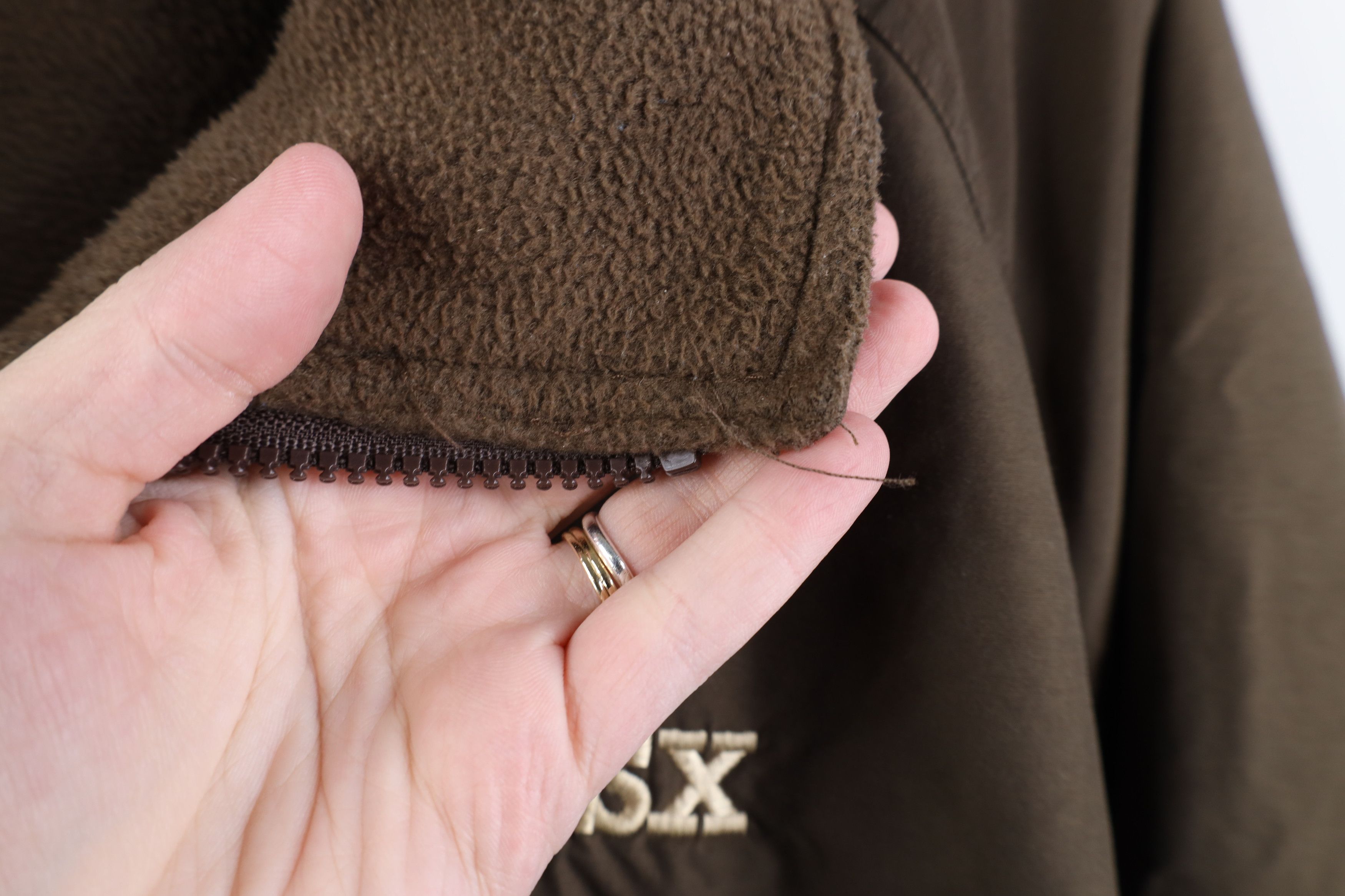 Vintage Vintage Fleece Lined CSX Transportation Bomber Jacket Brown Size US XL / EU 56 / 4 - 5 Thumbnail