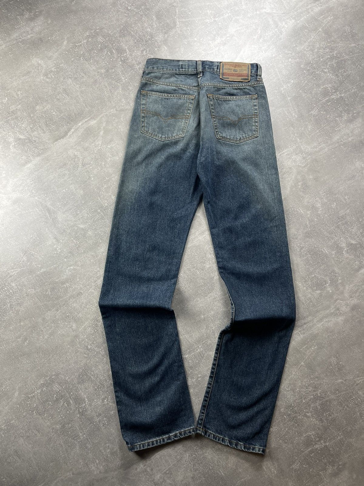 Diesel Diesel Vintage 00s Y2K Industry Straight Denim Jeans Blue Size US 28 / EU 44 - 2 Thumbnail