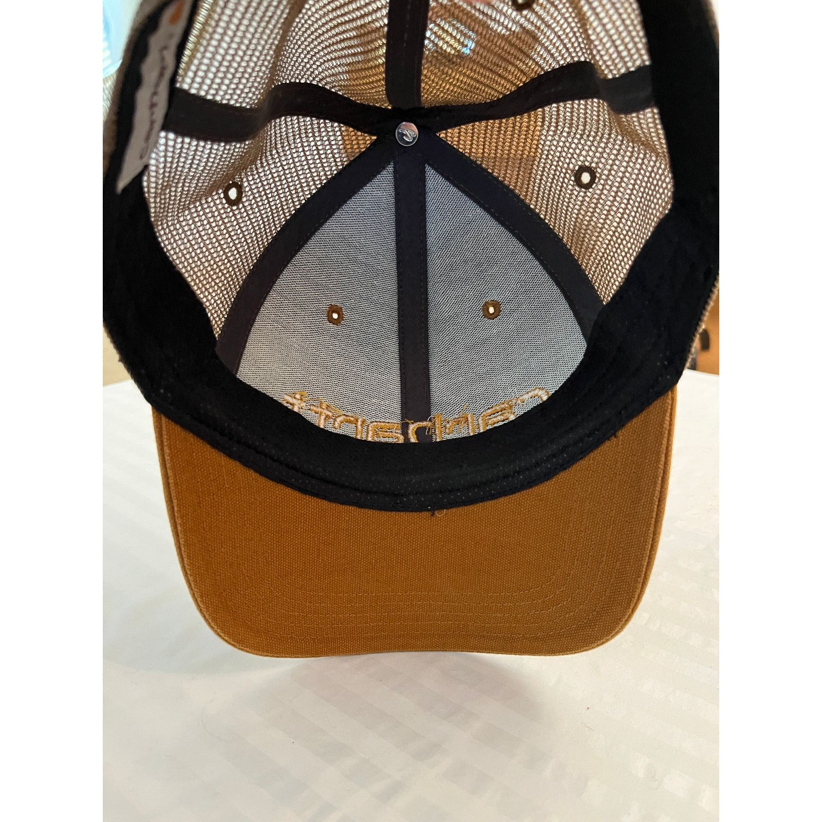 Carhartt Carhartt Buffalo Mesh Back Trucker Hat Brown 100286 Size ONE SIZE - 6 Thumbnail