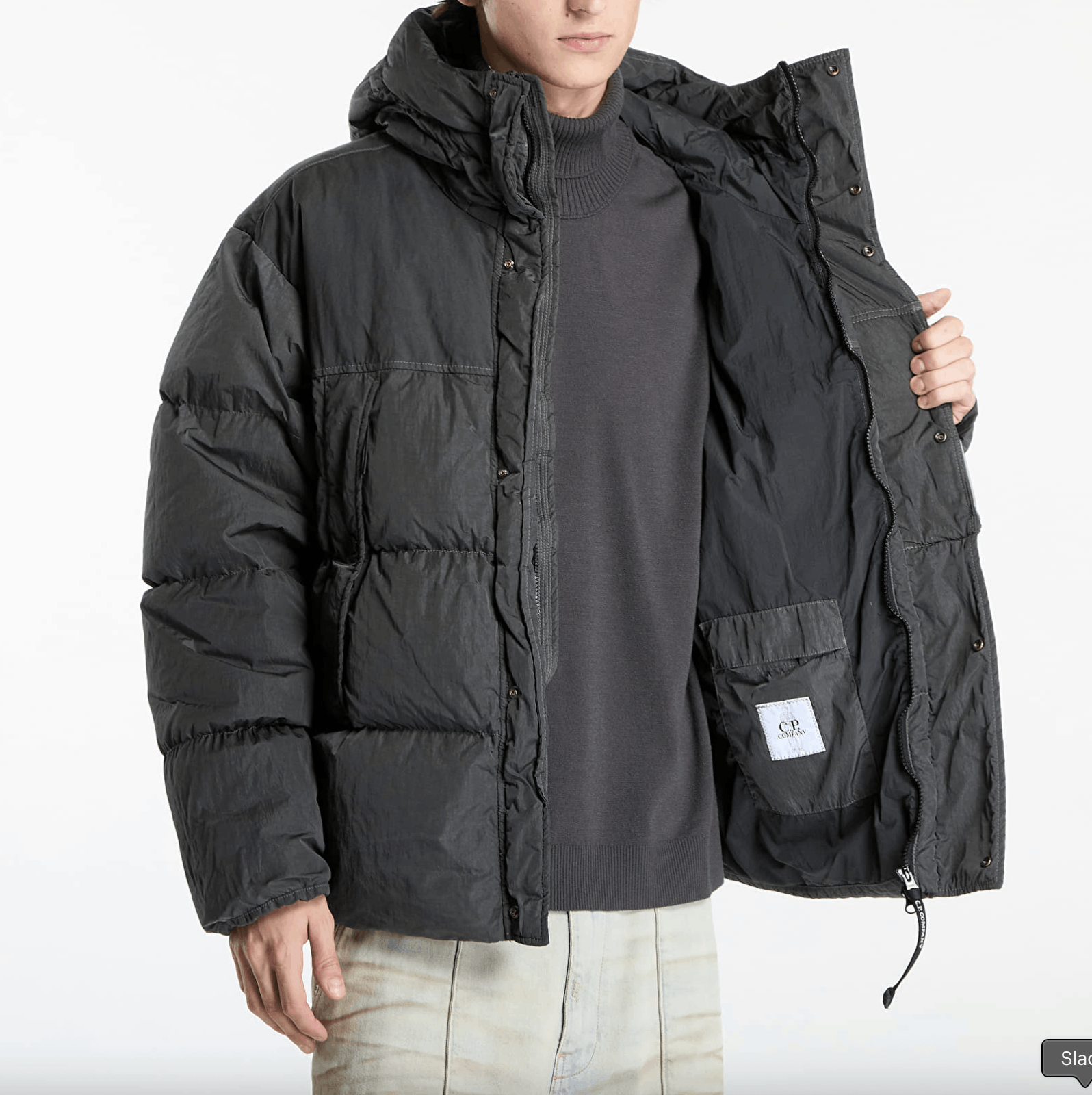 C.P. Company Eco Chrome-E Google Jacket (Dark Shadow) Size US L / EU 52-54 / 3 - 5 Thumbnail