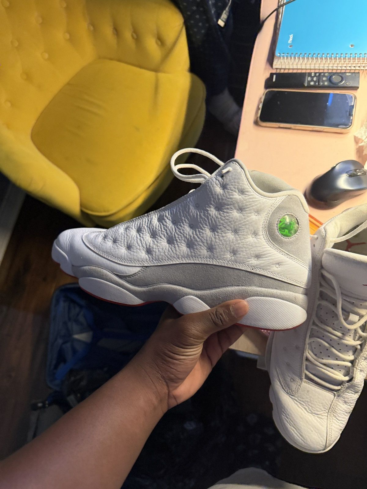 Jordan Brand Jordan 13 white wolf Size US 13 / EU 46 - 6 Thumbnail