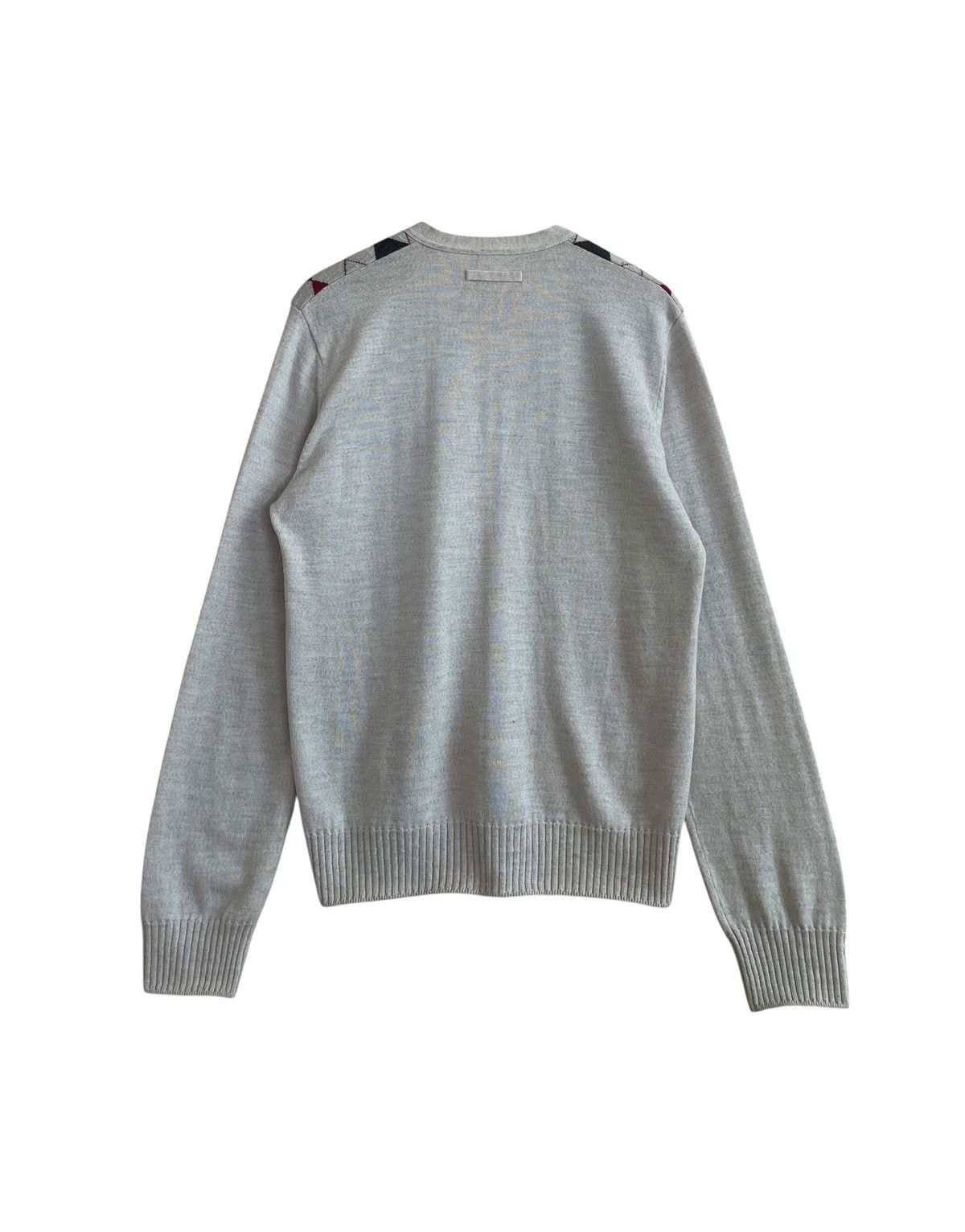 Jean Paul Gaultier Vintage Jean Paul Gaultier Argyle Wool Knit Blouson 2000s Size US M / EU 48-50 / 2 - 2 Thumbnail