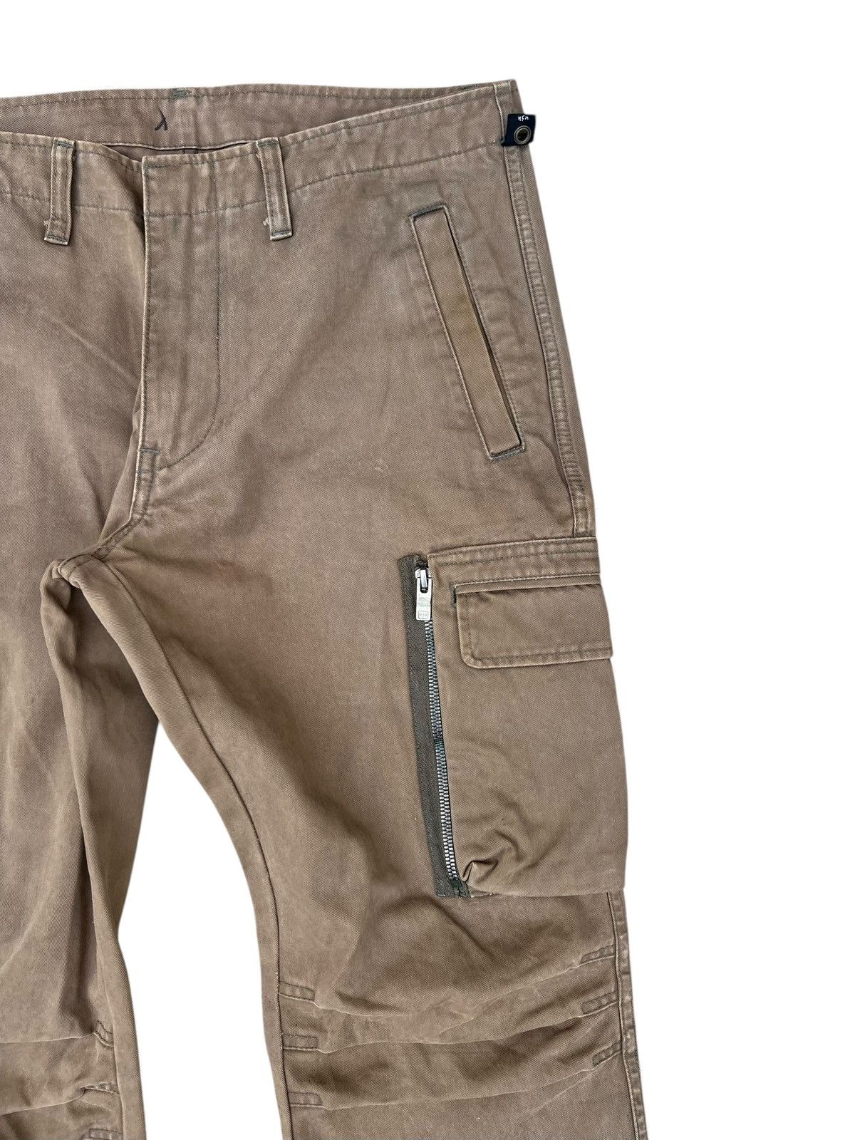 wjk WJK Japan Faded Waxed Mud Bondage Cargo Trouser Pant Size US 30 / EU 46 - 10 Thumbnail