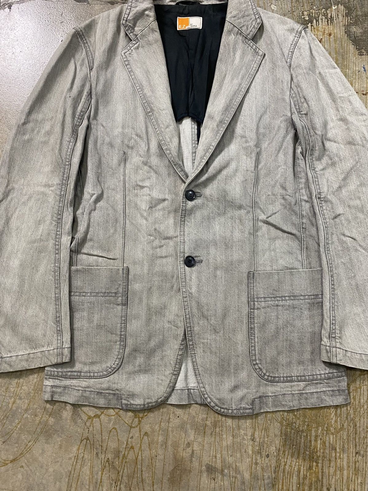 Ermenegildo Zegna EZ by Zegna Denim Jacket blazer Size US M / EU 48-50 / 2 - 3 Thumbnail