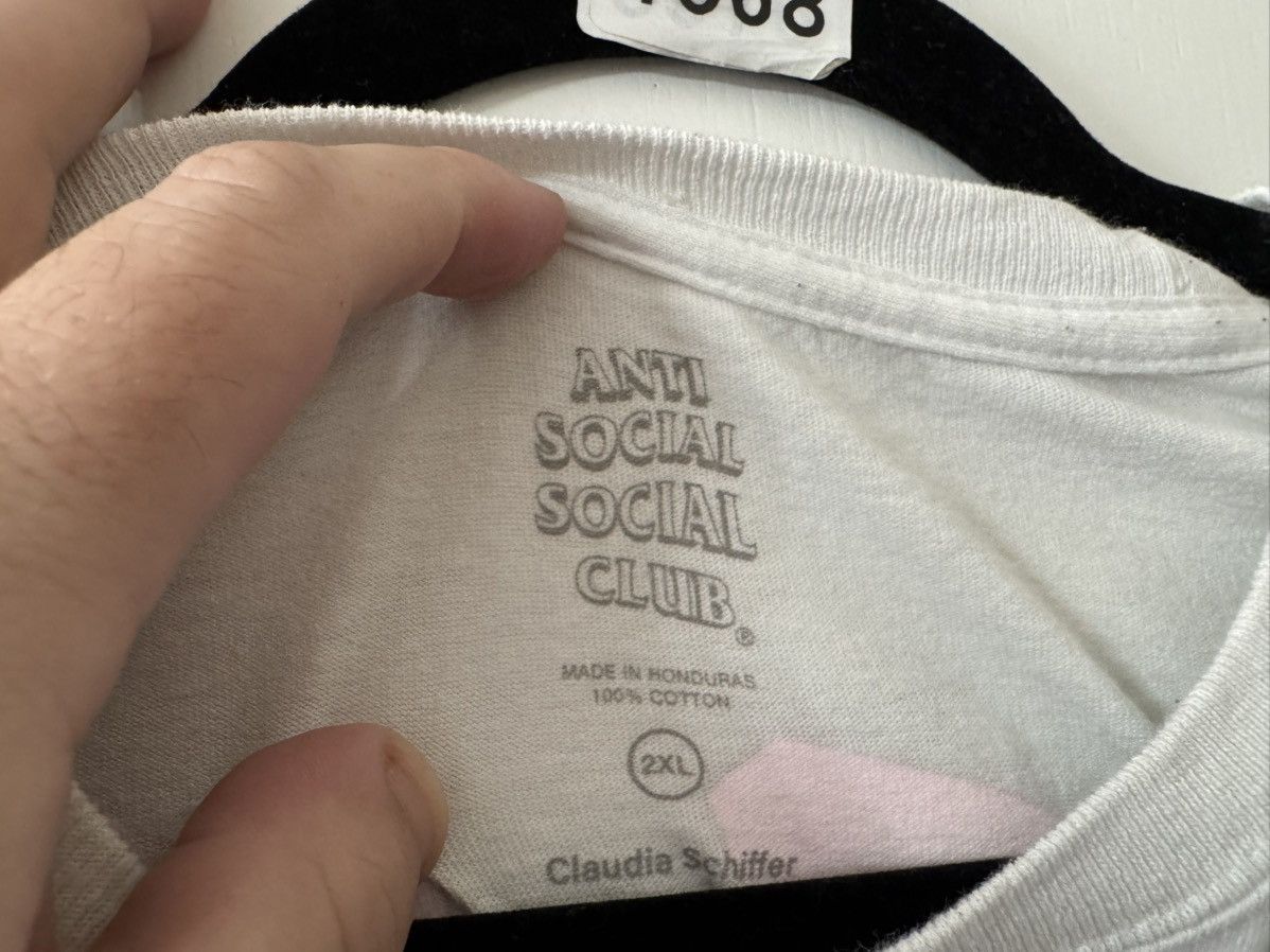 Anti Social Social Club Anti Social Social Club Barbie Font White T-Shirt Size US XXL / EU 58 / 5 - 3 Thumbnail