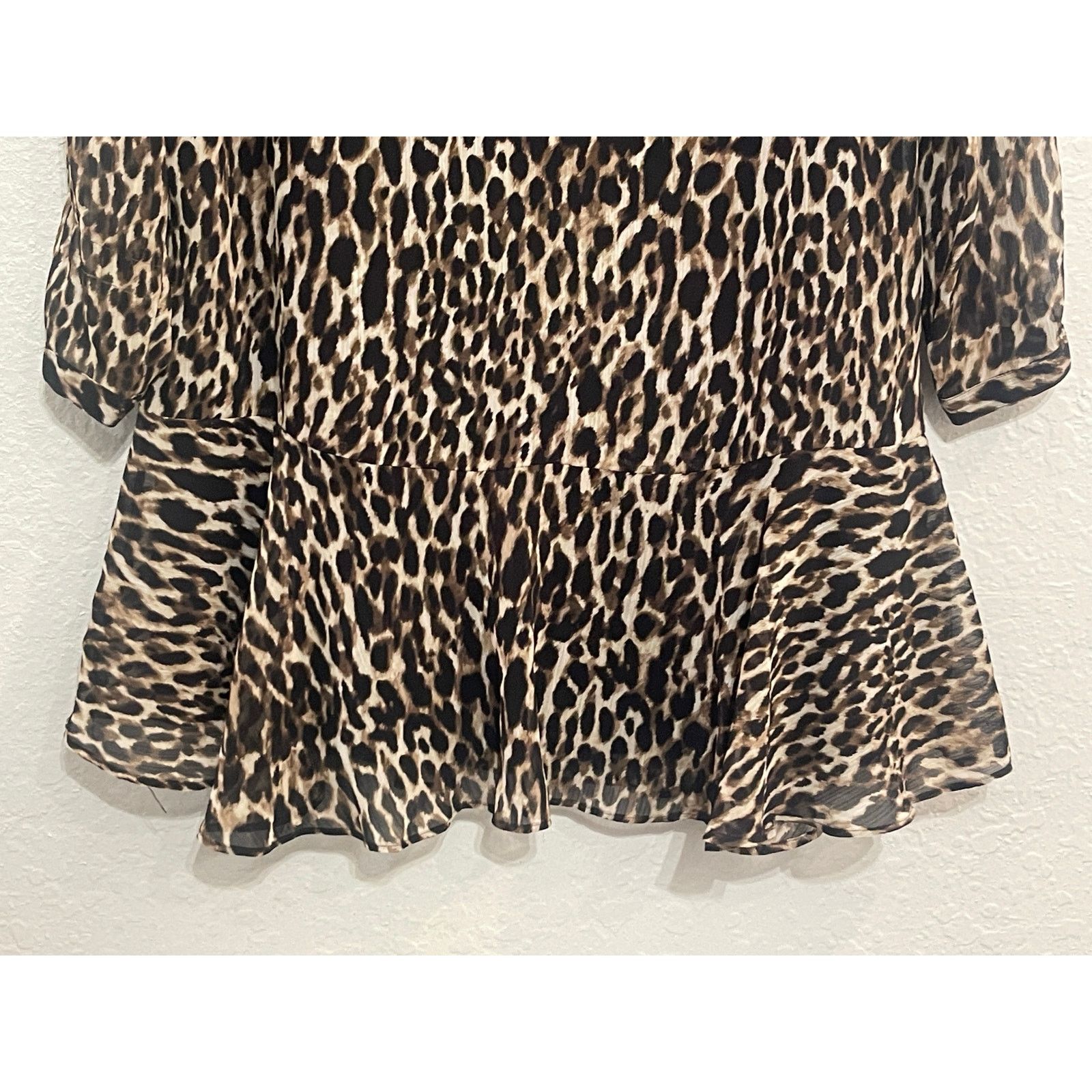 Banana Republic Banana Republic Leopard Print Dress Women size 4 Size S / US 4 / IT 40 - 8 Thumbnail