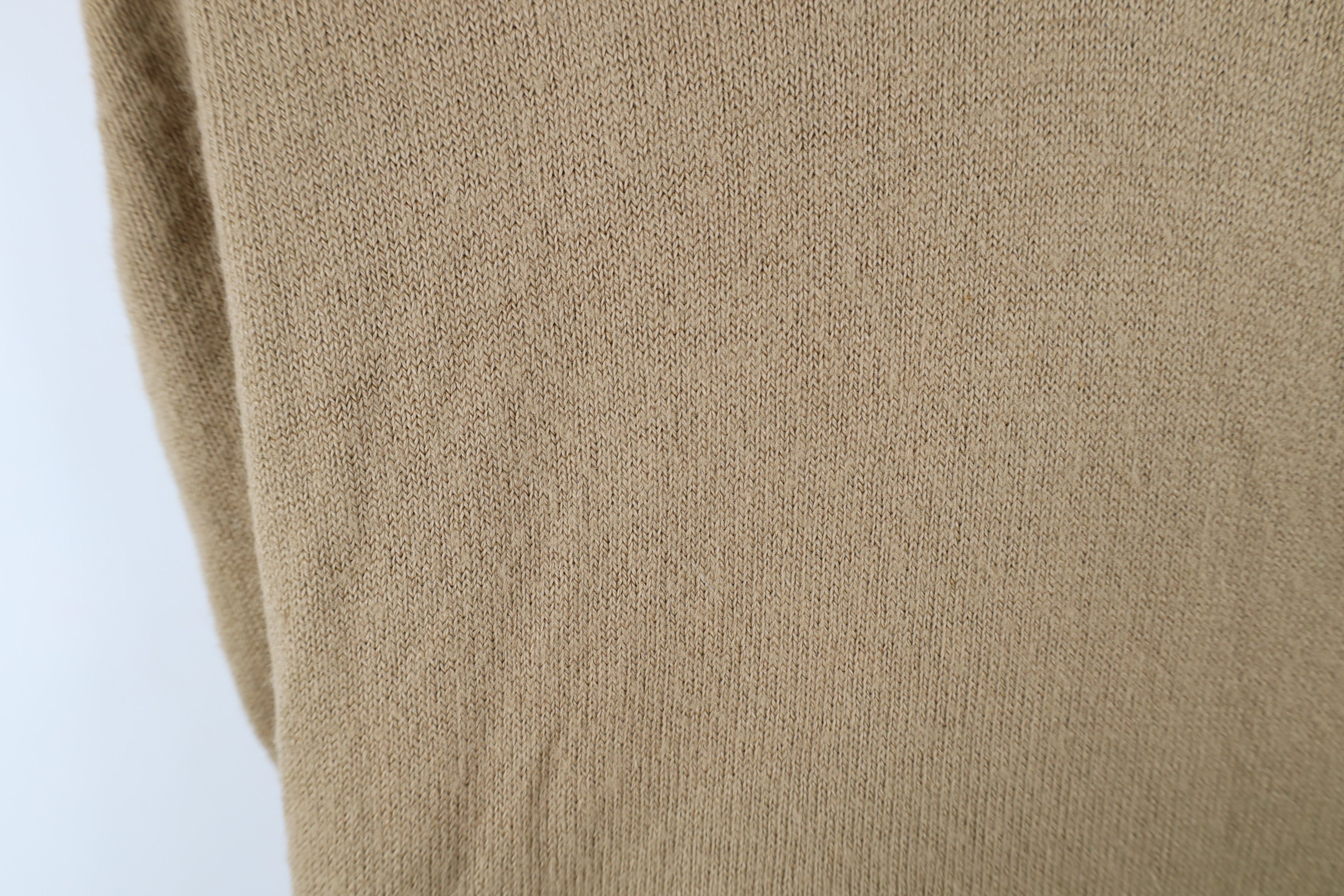 Lacoste Vintage 80s Izod Lacoste Croc Logo Knit Sweater Brown USA Size US L / EU 52-54 / 3 - 6 Thumbnail