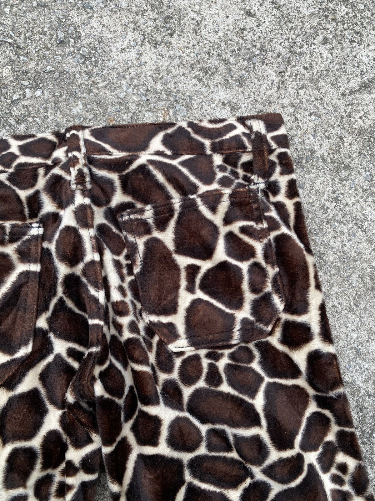 Japanese Brand × Vintage Dee Dee Japan Super Flare Fur Velvet Pant Size US 29 - 13 Thumbnail