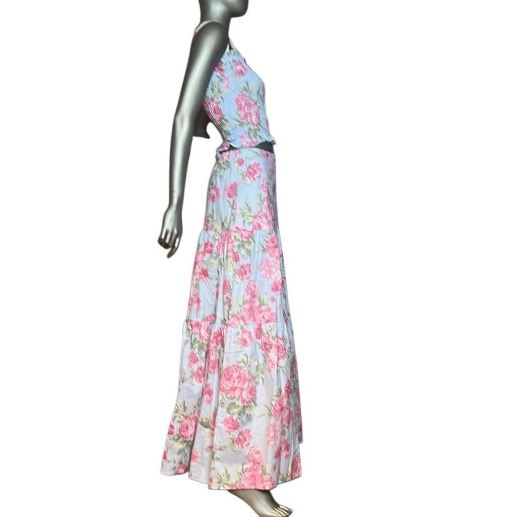 Other NWT WAYF Smock Tube Top and Maxi Tiered Skit Set Floral (011) Size XS / US 0-2 / IT 36-38 - 7 Thumbnail