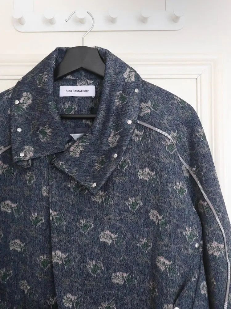 Kiko Kostadinov Sz48 Kiko Kostadinov 24AW Chalice Jacket Bag Floral Jacquar Size US M / EU 48-50 / 2 - 4 Thumbnail