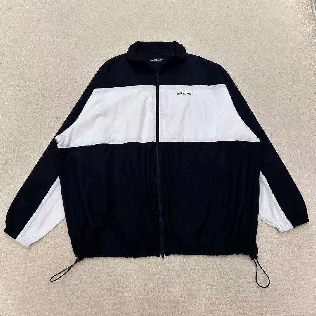 Balenciaga black and white submachine jacket
