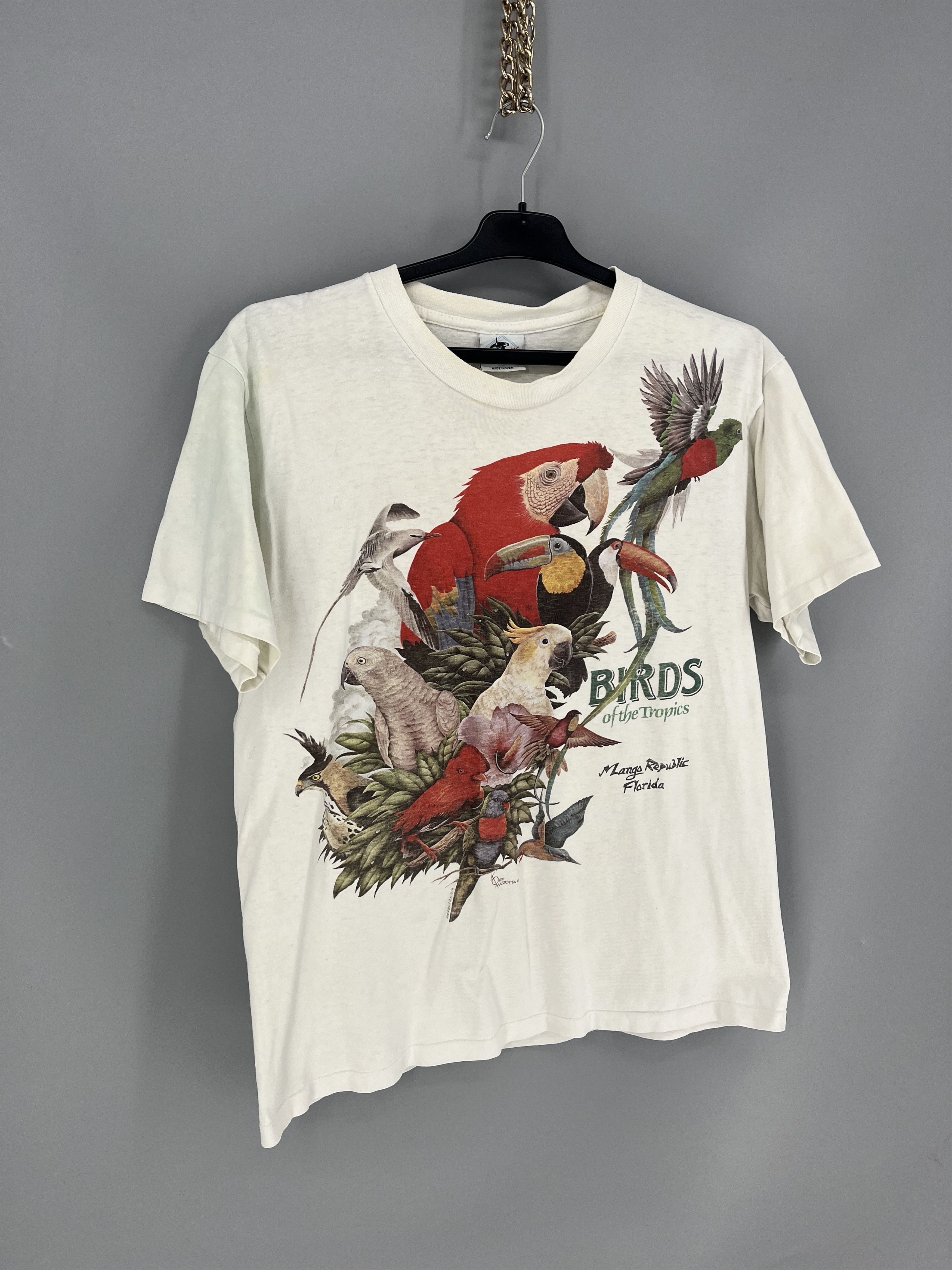 Band Tees Vtg 80s Birds Of The Tropics Faded Shirt L Single Stitch Size US L / EU 52-54 / 3 - 2 Thumbnail