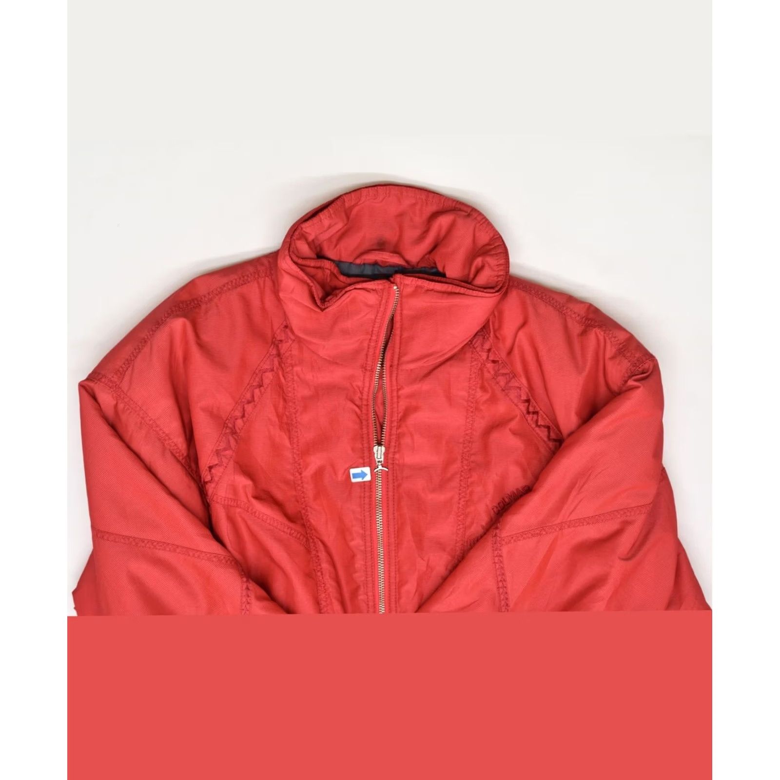 Colmar COLMAR Womens Oversized Red Windbreaker Jacket IT 42 Medium Size M / US 6-8 / IT 42-44 - 3 Thumbnail