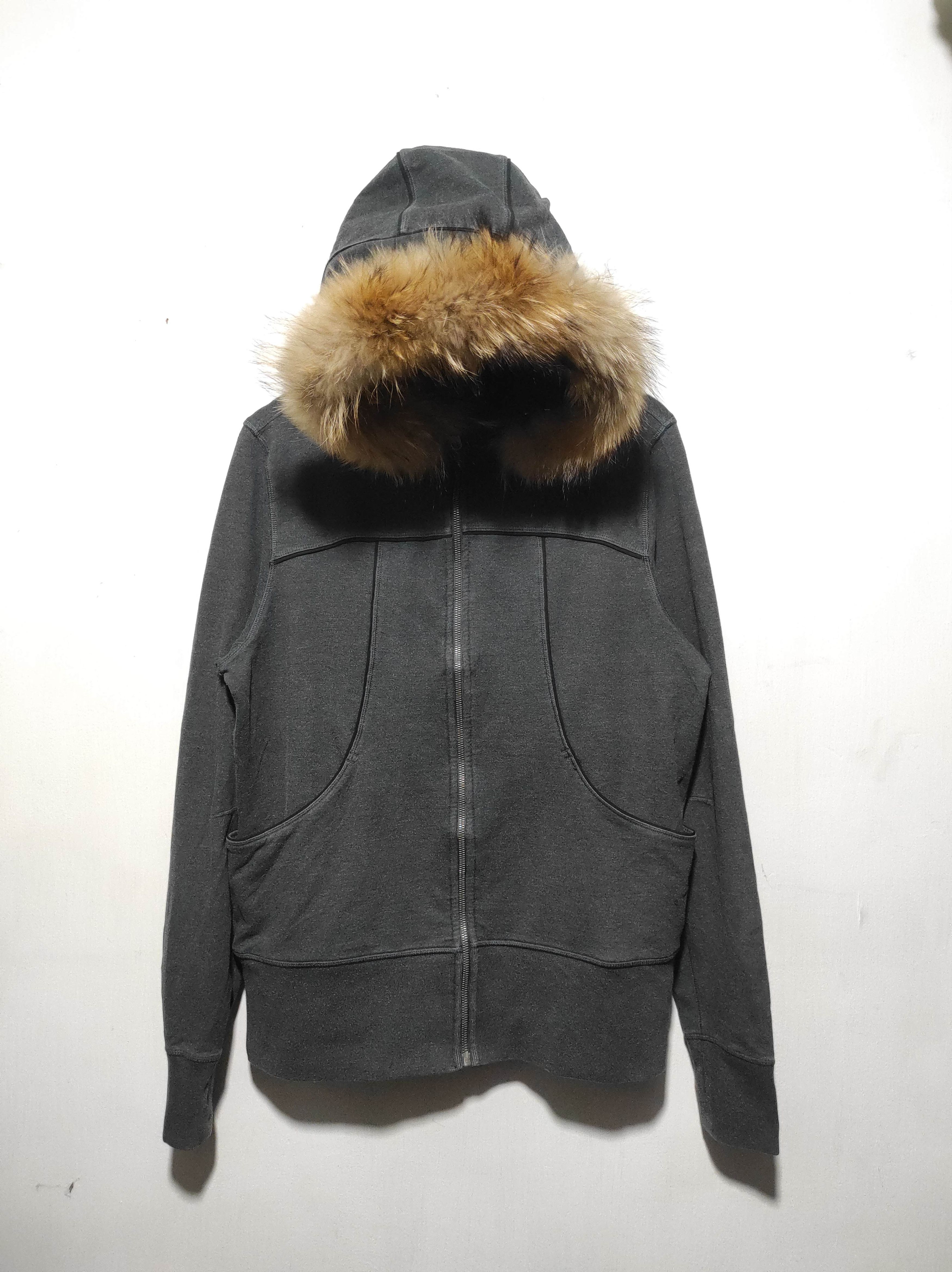 Japanese Brand Gray zipper fur hoodie ifsix LGB style Size US M / EU 48-50 / 2 - 2 Thumbnail