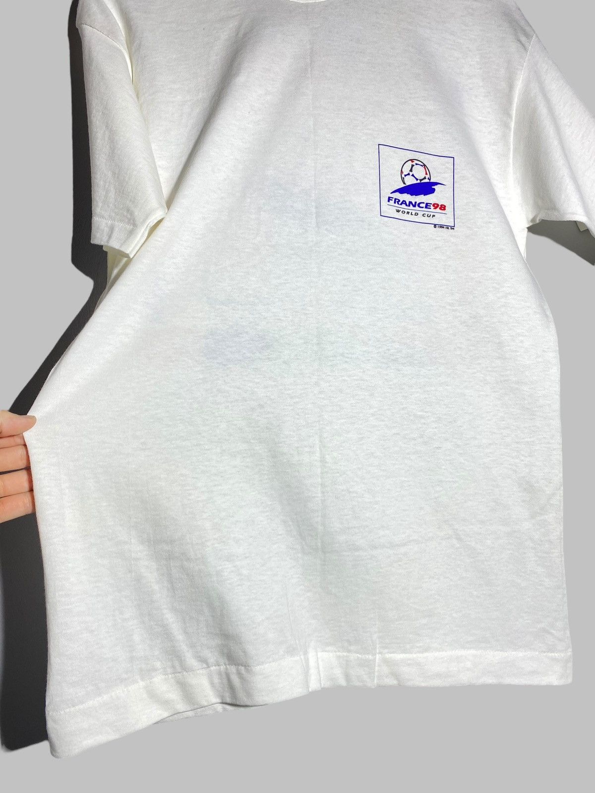 Vintage Vintage 1990s France World Cup Single Stitch Rare T-shirt Size US M / EU 48-50 / 2 - 14 Thumbnail