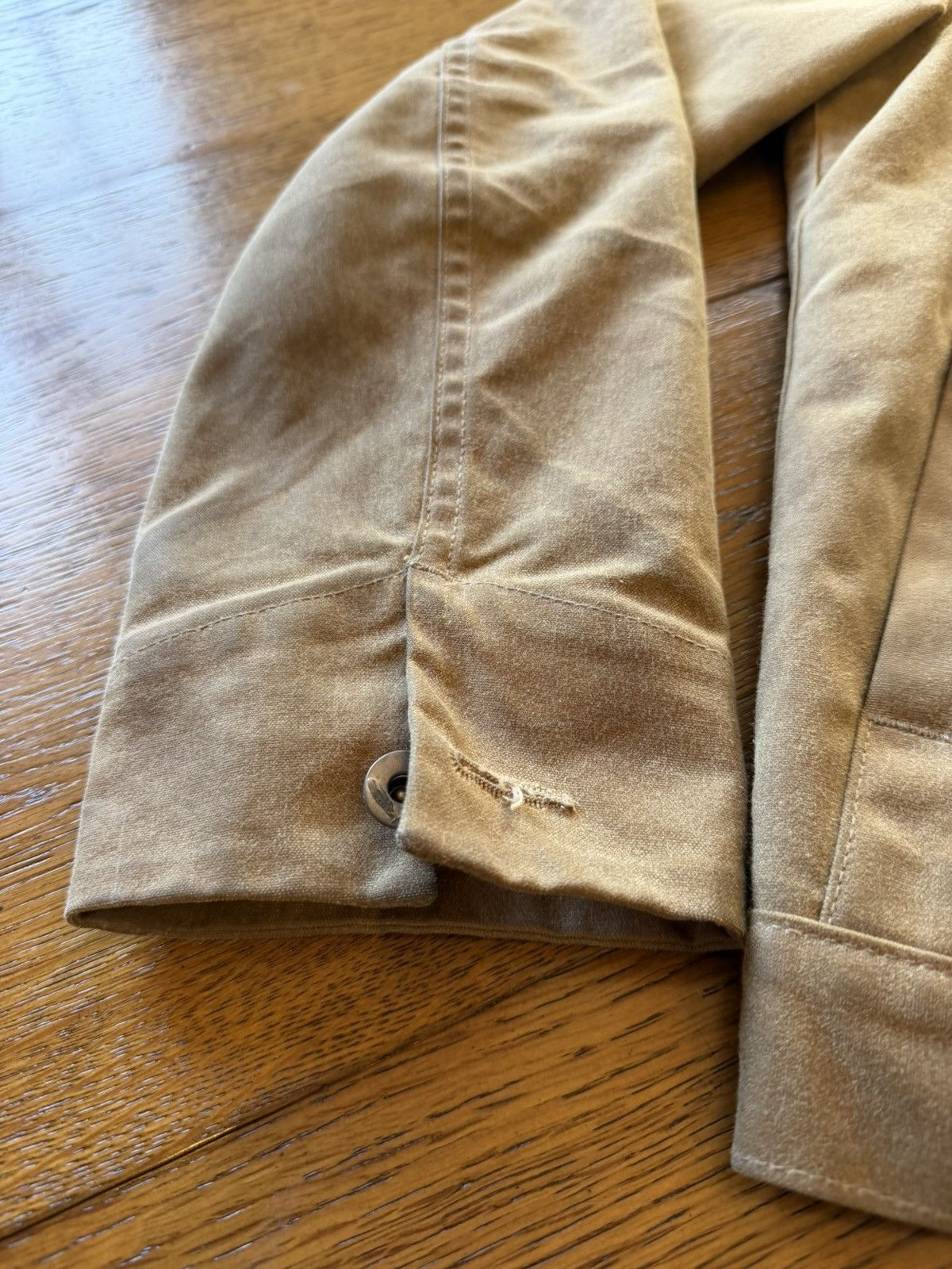 Rogue Territory RGT Lined Supply Jacket - Ridgeline Tan Waxed Canvas Size US L / EU 52-54 / 3 - 5 Thumbnail