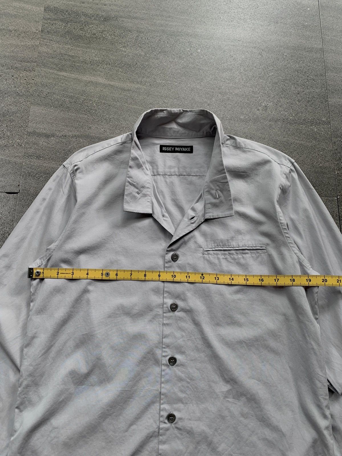 Issey Miyake FREE IMPORT TAX Mandarin Collar Shirt Size US S / EU 44-46 / 1 - 7 Thumbnail