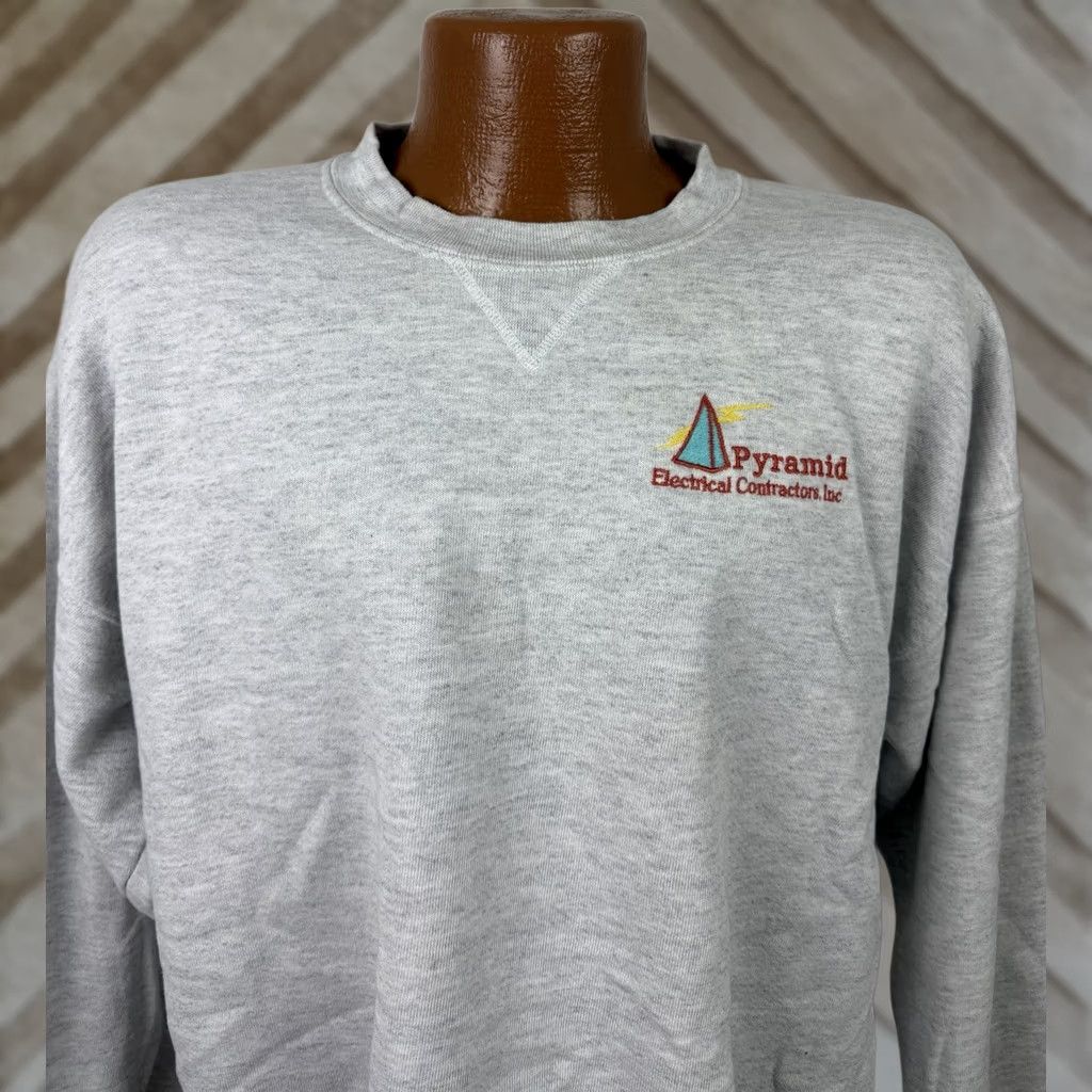 Soffe VINTAGE Soffe Sweatshirt Mens XL Gray Embroidered Crew Neck 90s Grunge Retro Pullover Size US XL / EU 56 / 4 - 1 Thumbnail