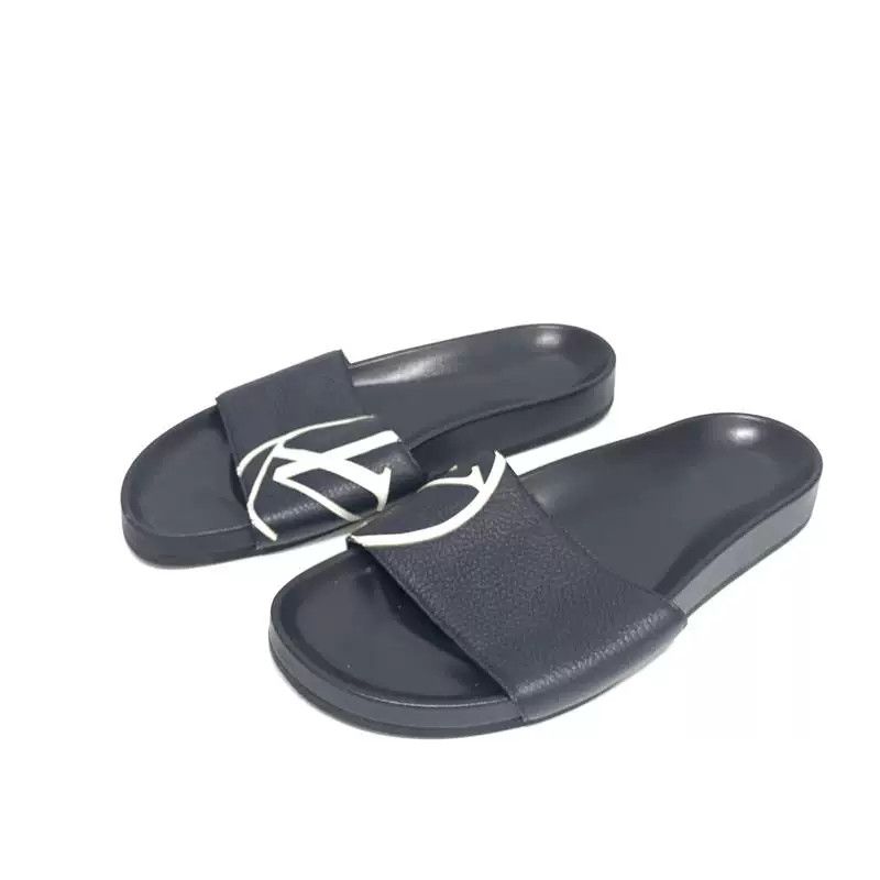 Louis Vuitton Louis Vuitton Blue Leather Slippers Size US 9 / EU 42 - 1 Preview
