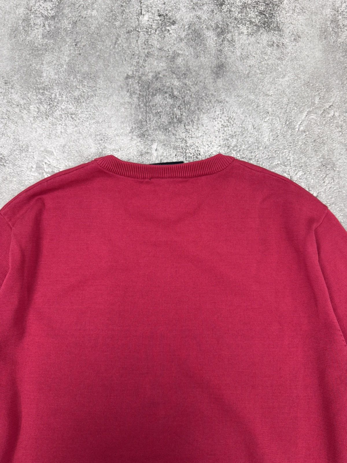 Armani Armani Jeans Women Crewneck Sweater Dark Pink Size L Size L / US 10 / IT 46 - 9 Thumbnail