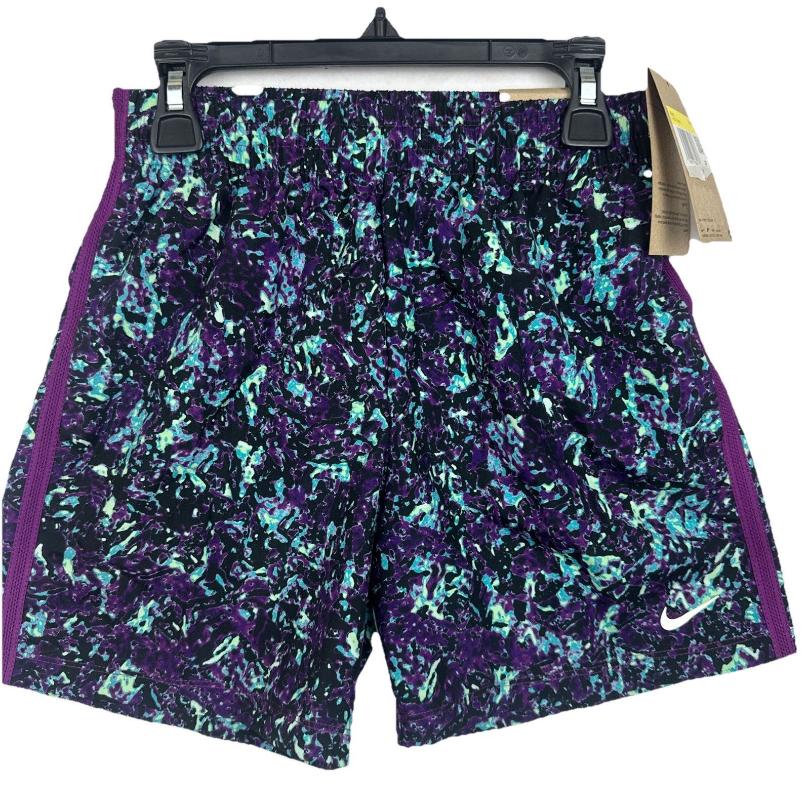 Nike NWT Nike Dri-Fit Shorts Youth Kids Boys SZ S small Purple Size US 36 / EU 52 - 1 Thumbnail